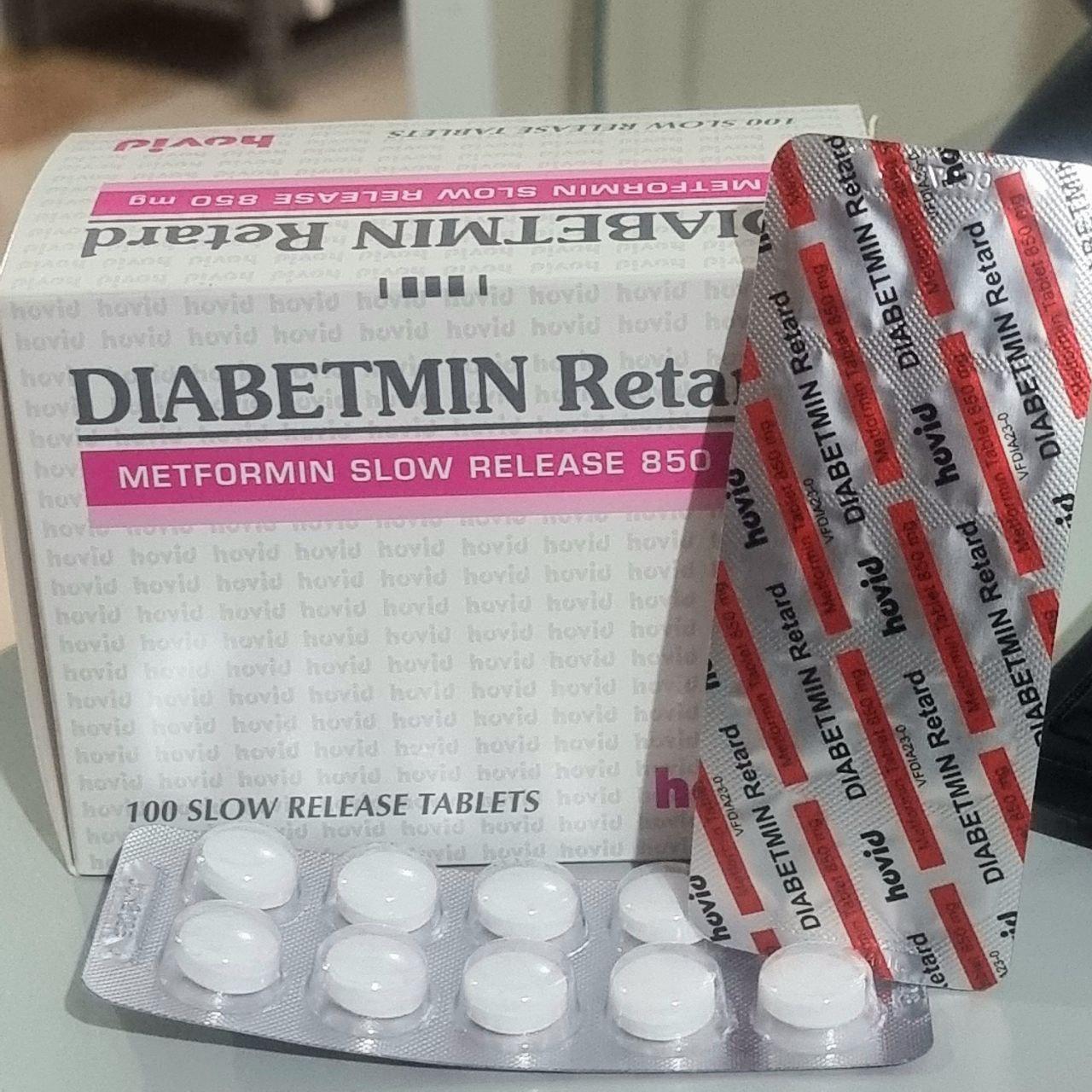 DIABETMIN 850 B/10x10 (Meformin, Expired:06/26) ប្រអប់