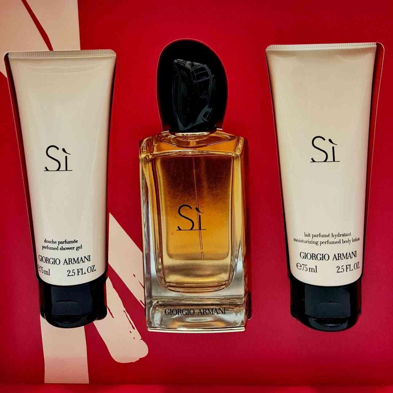 SI EAU DE PARFUM SET 100ML BODY LOTION 75ML SHOWER GEL 75ML