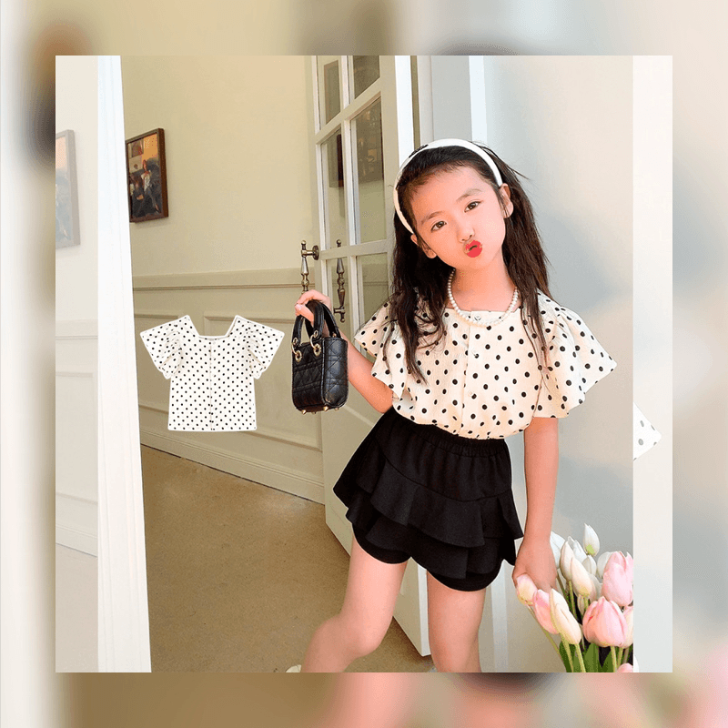 ឈុតក្មេងស្រី អាវ + ខោ (0246) 