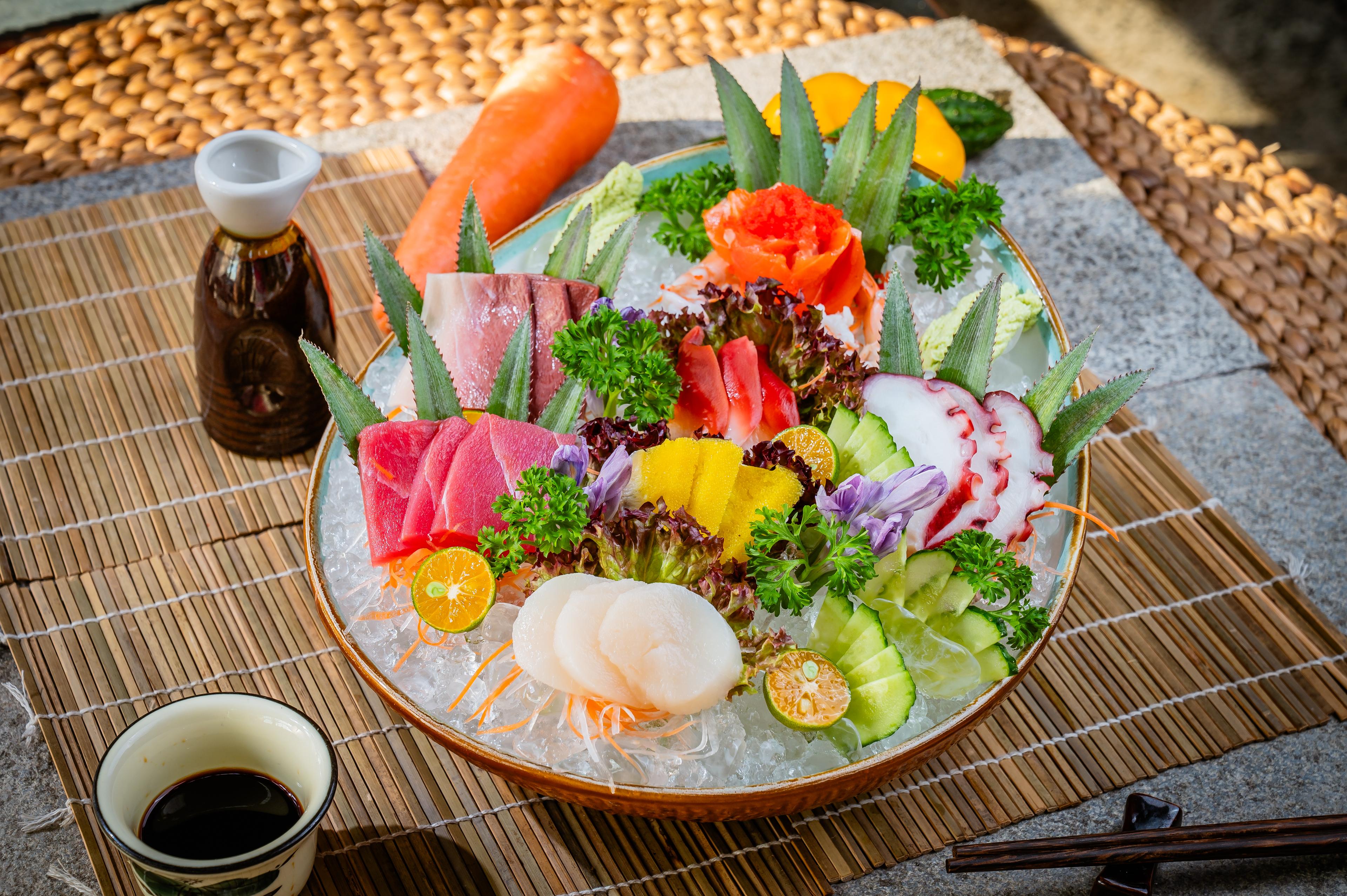 ឈុតសាសុីមិ A Sashimi set A 生鱼片套餐A