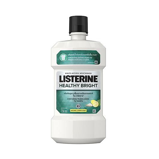 LISTERINE HEALTHY BRIGHT 750ML