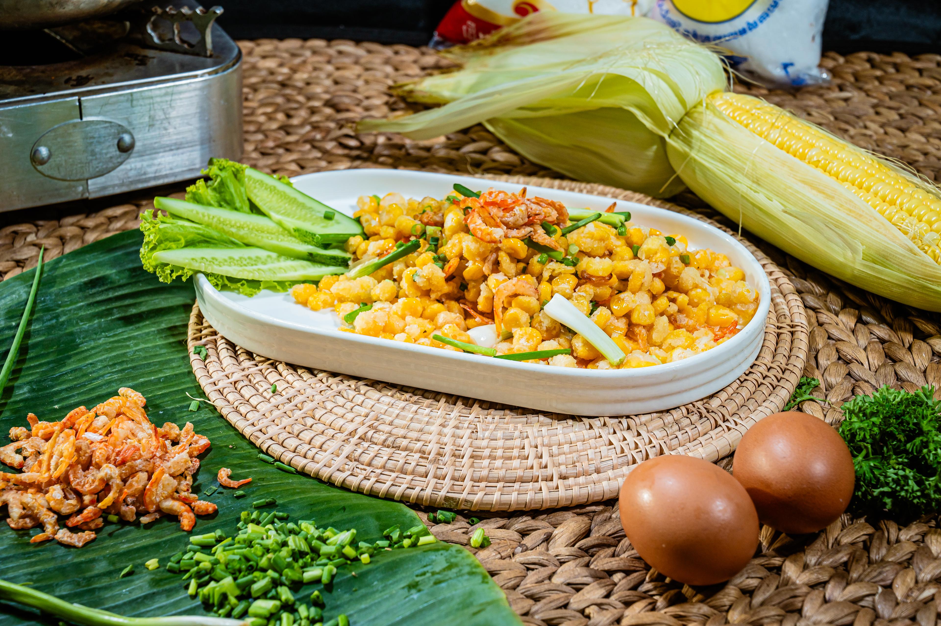 ពោតលីង Fried corn 炒玉米