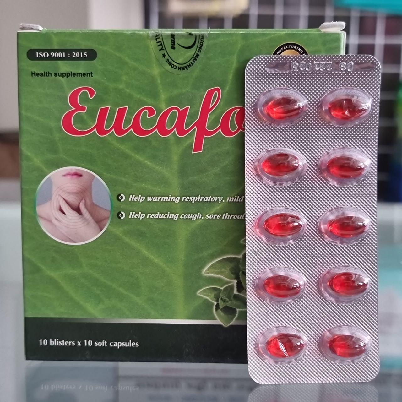 Eucafort Red 10x10 Caps 10/2025  ប្រអប់