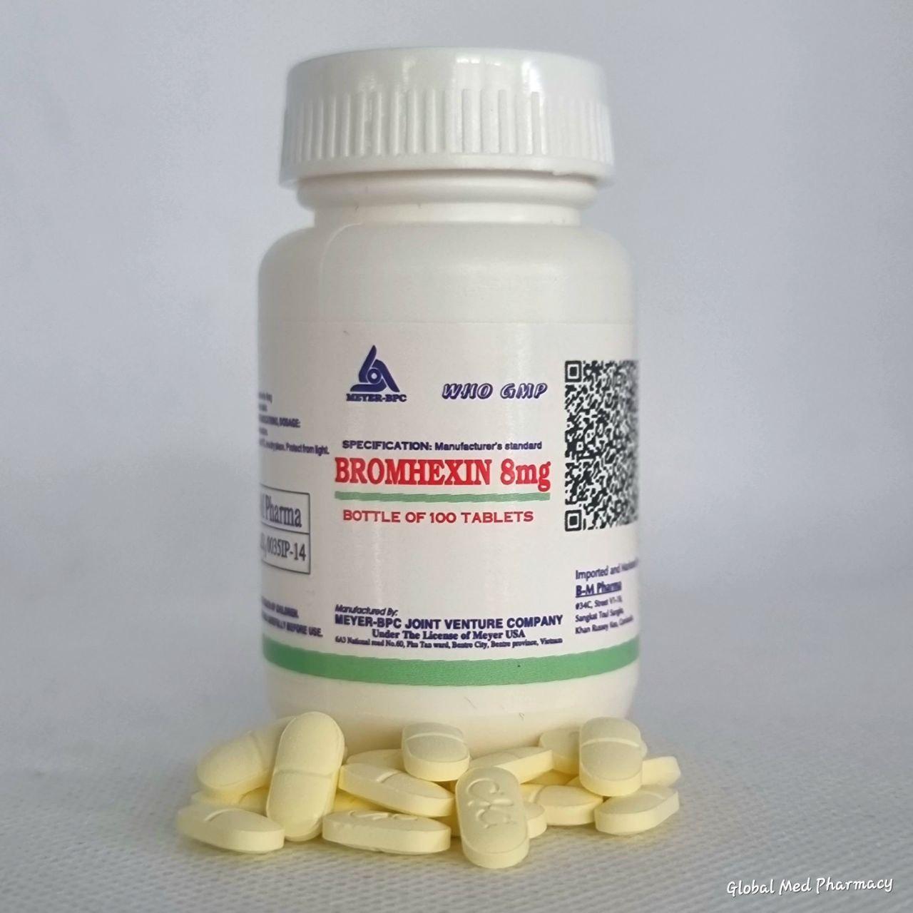 BROMHEXIN 8mg GMP 