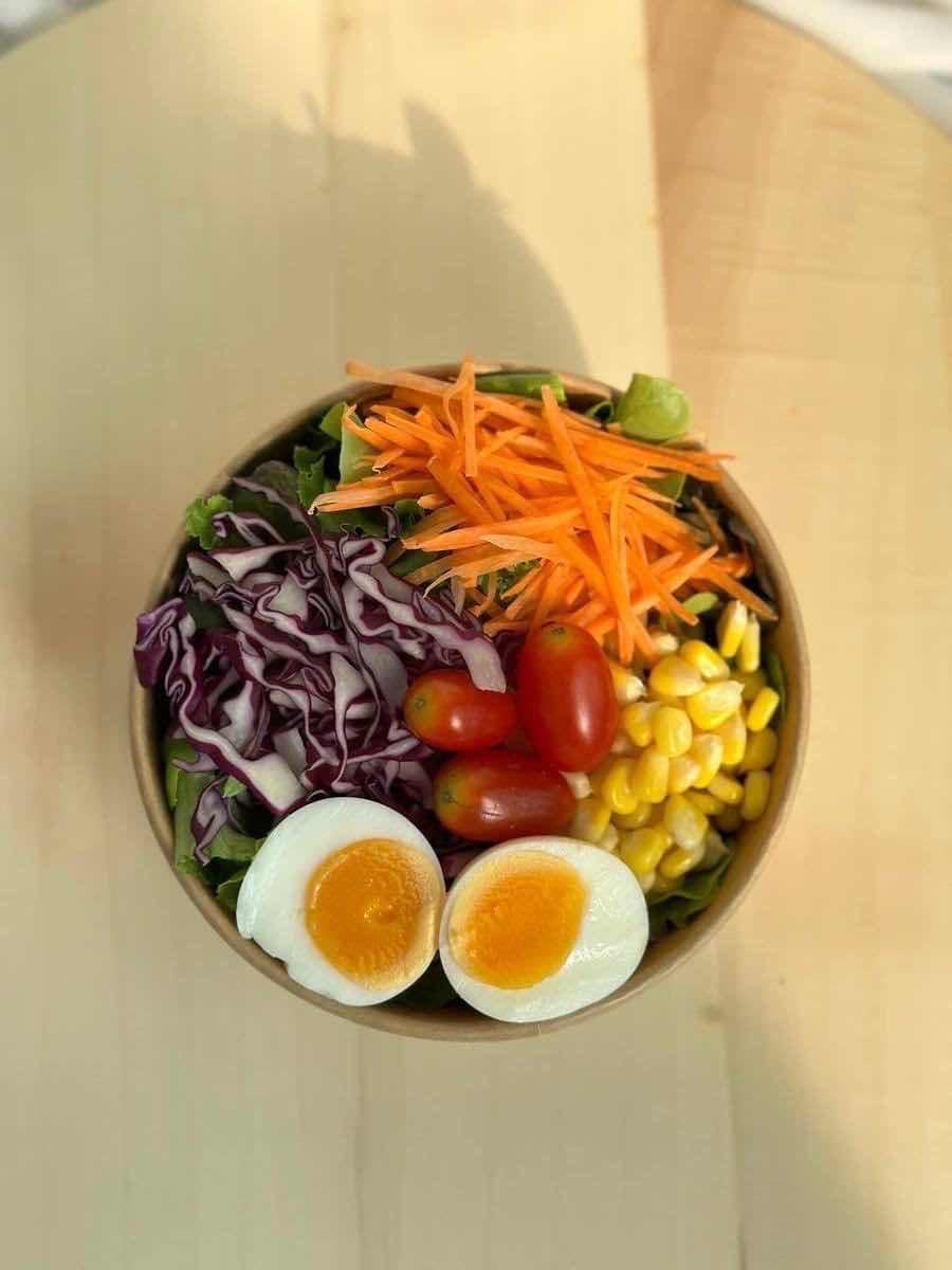 សាឡាដ ពោត+ពង/salad corn+eggs