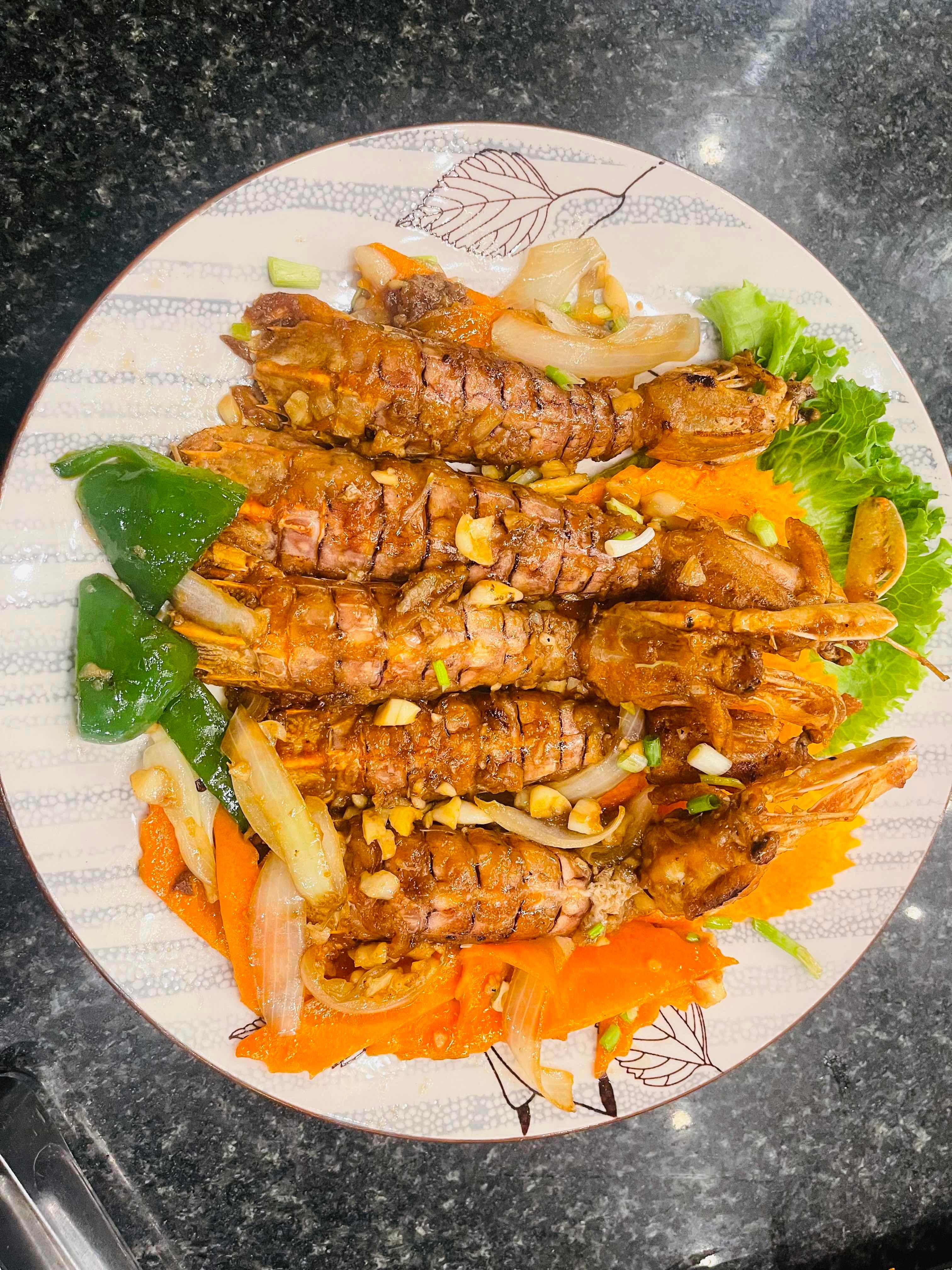 បង្កងប៉ាកឆាប្រៃផ្អែម