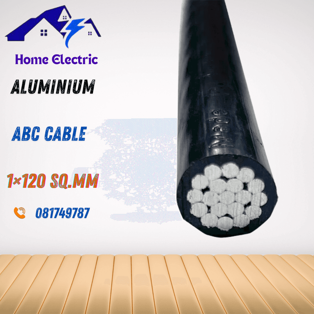 ខ្សែភ្លើងអាលុយមីញ៉ូម ABC 1x120 Sq.mm