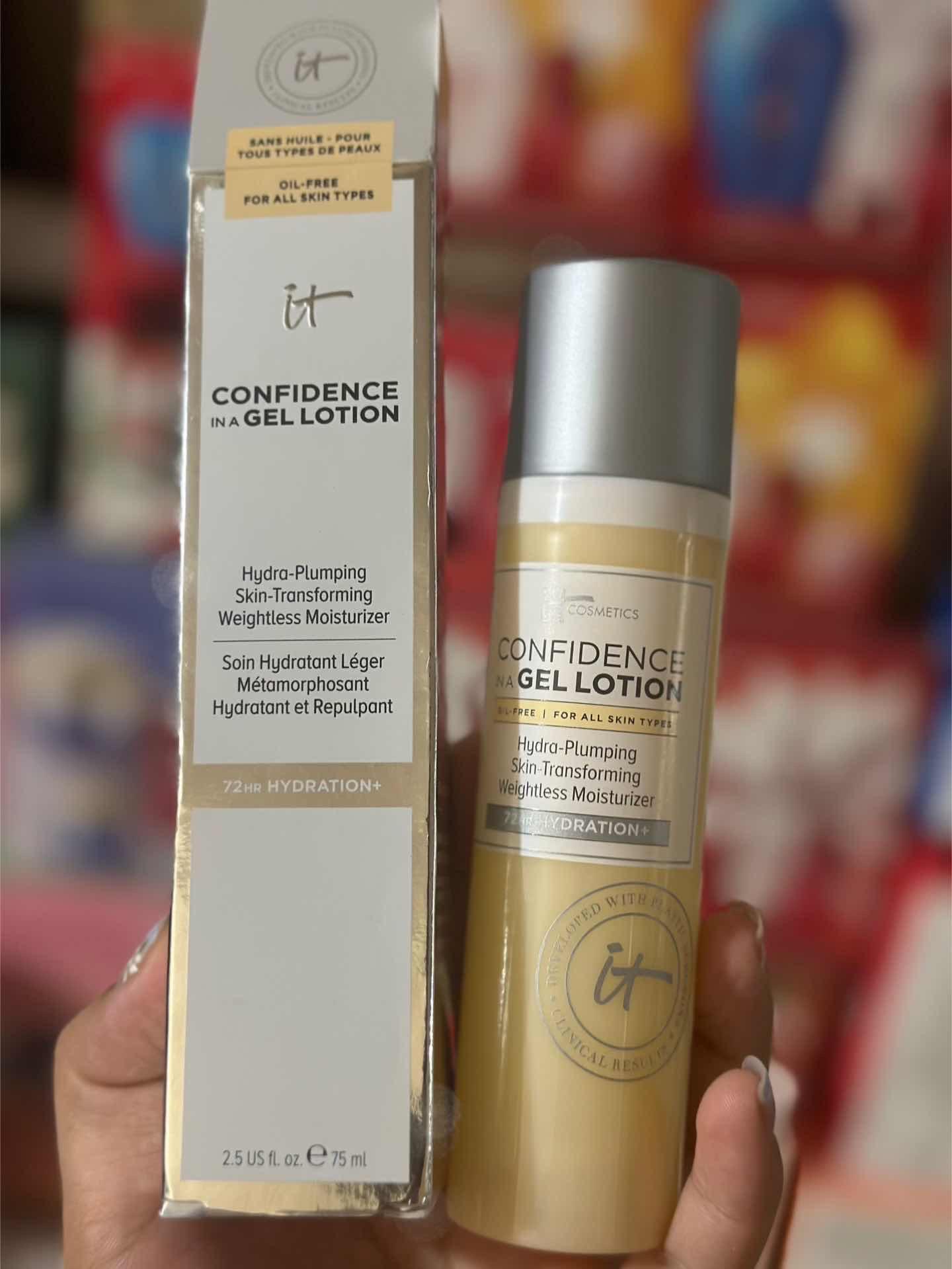 It cosmectic gel lotion 