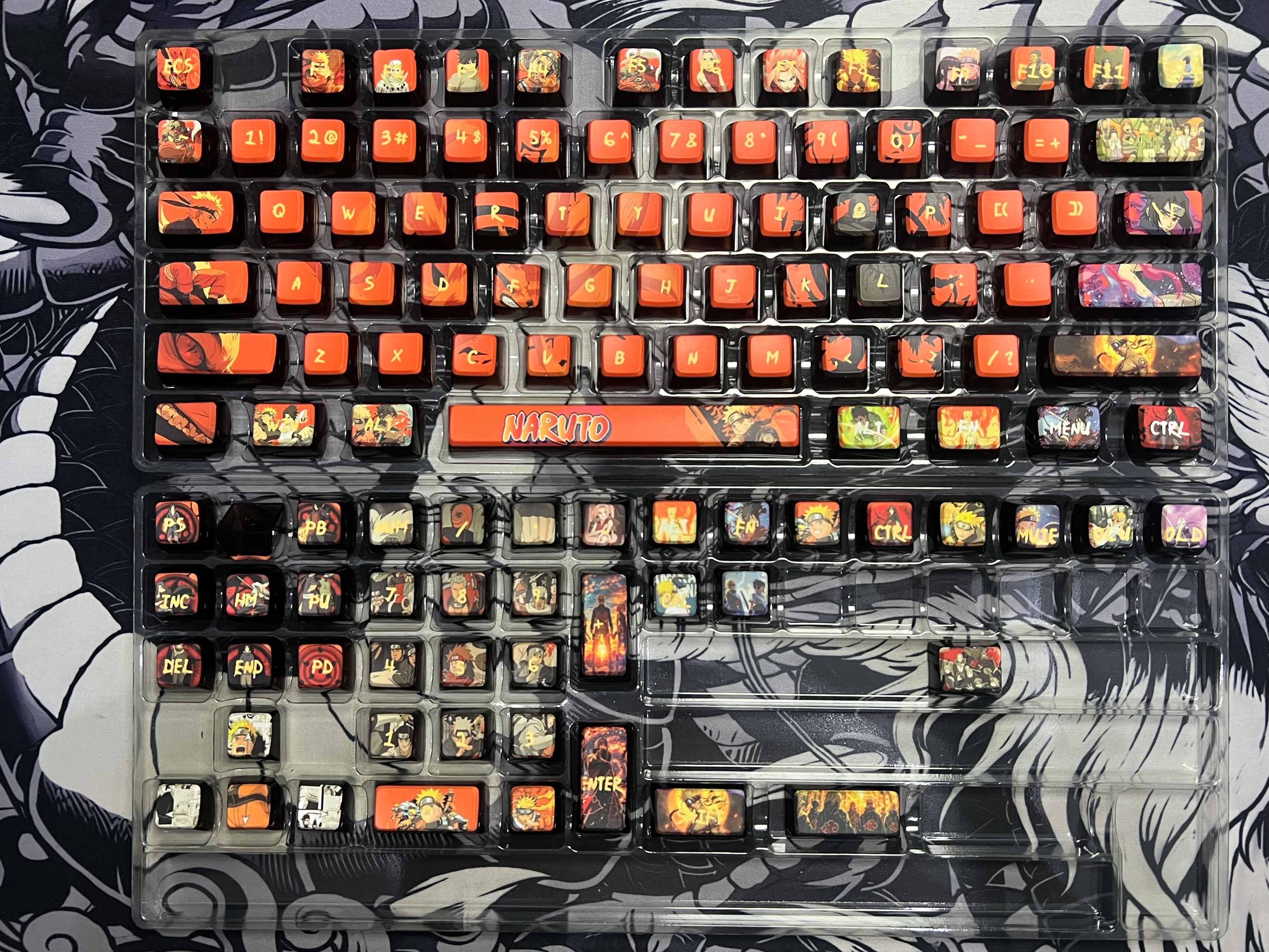 Keycap Naruto ថ្លា