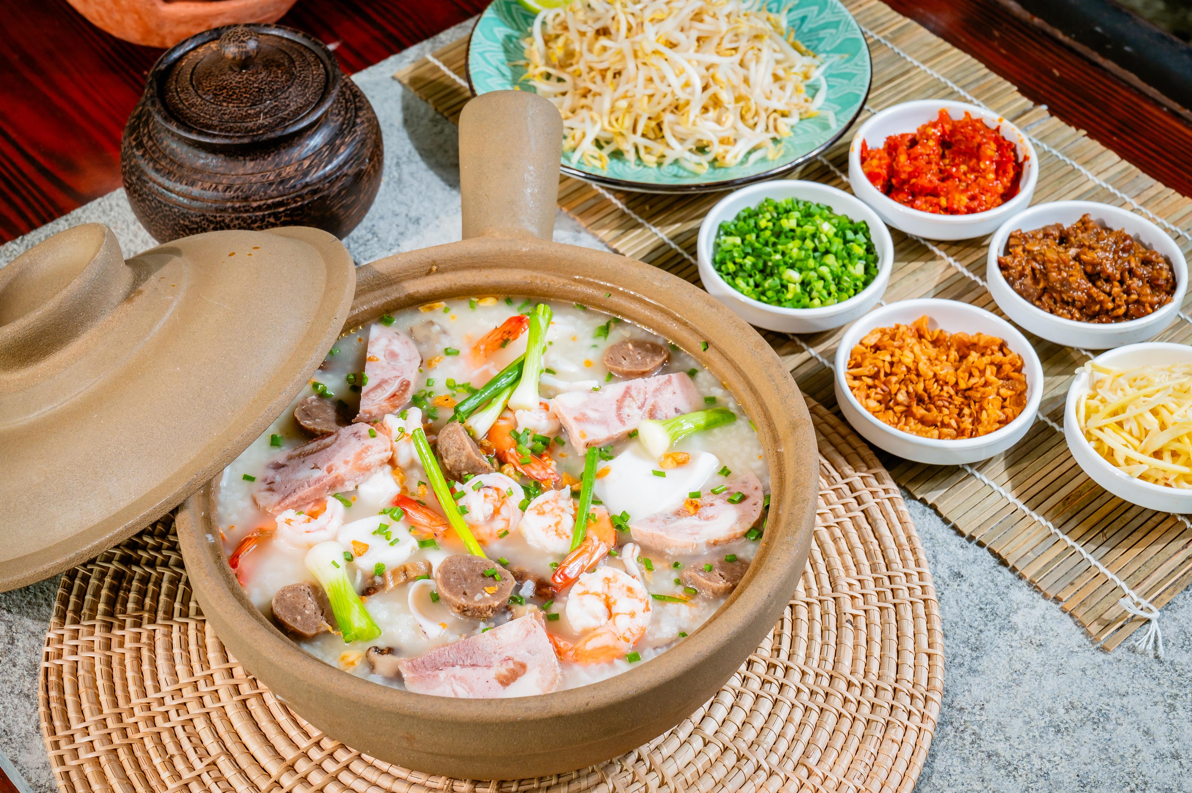 បបរ សាមចូក Sam chouk porridge 三杂粥