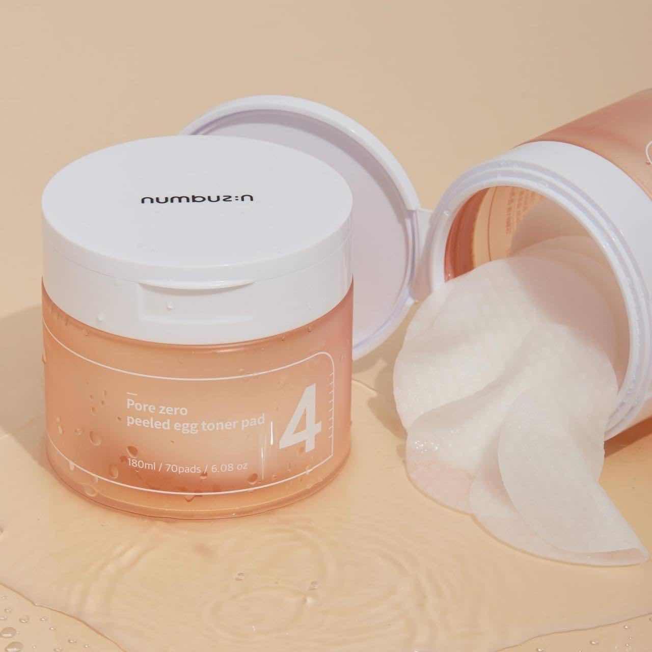 Numbuzin No.4 Pore Zero Peeled Egg Toner Pad