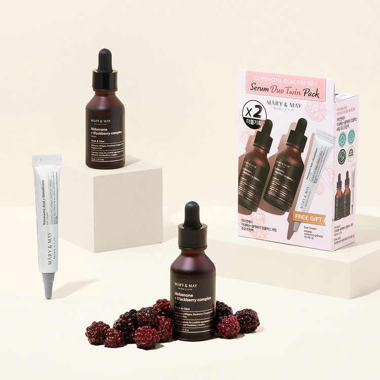 Mary&May Idebenone Blackberry Serum Duo Twin Pack