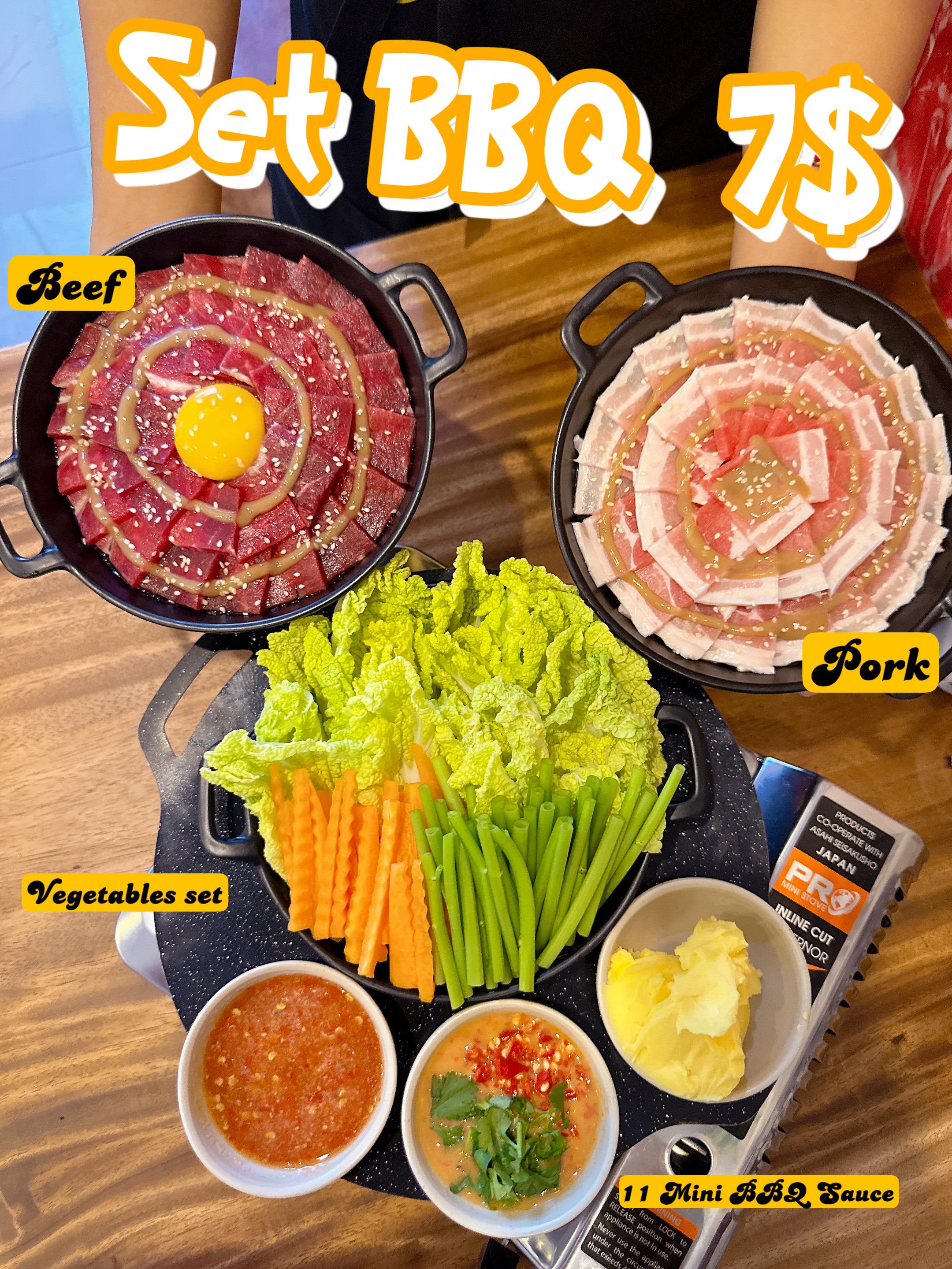 BBQ Set 7$