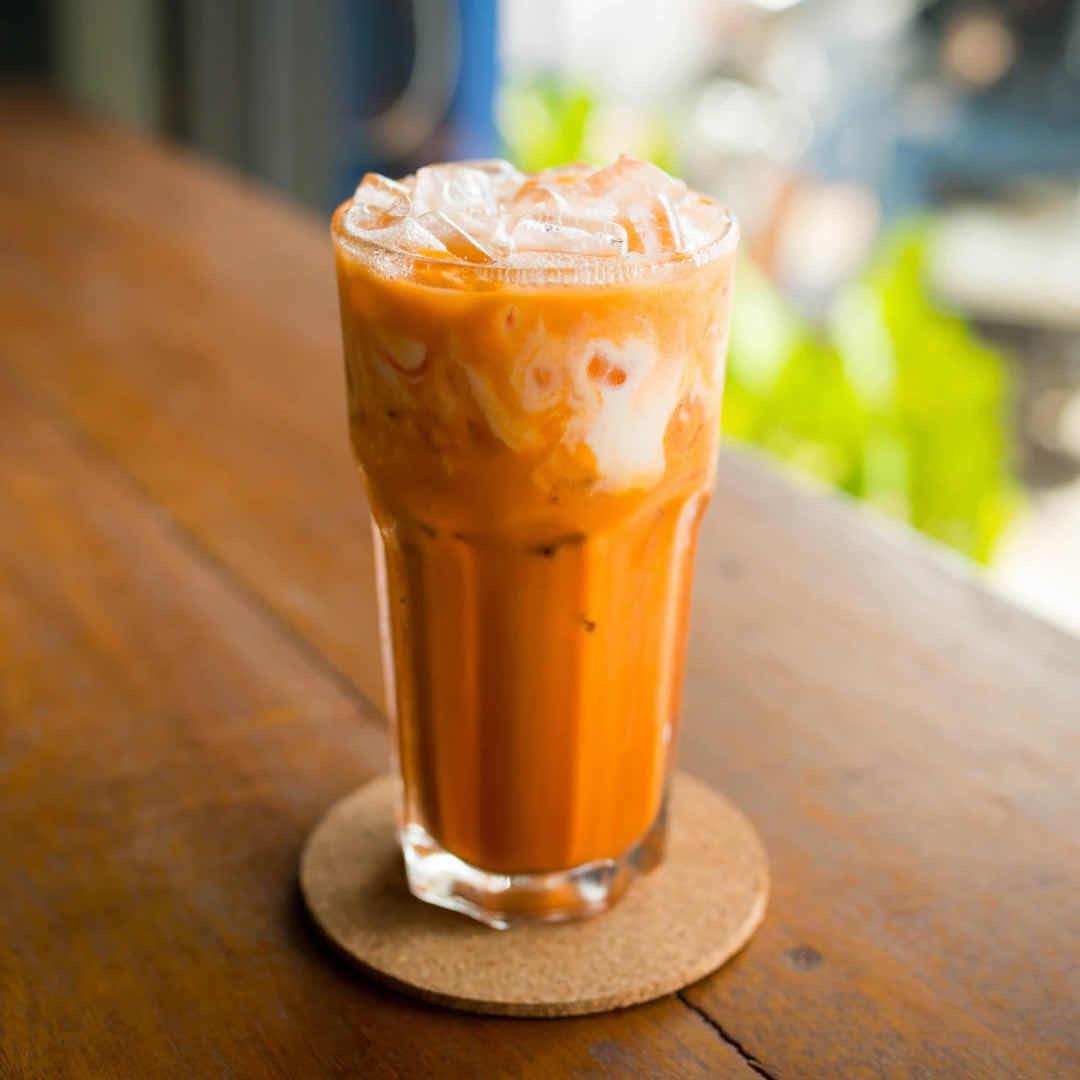Red milk tea