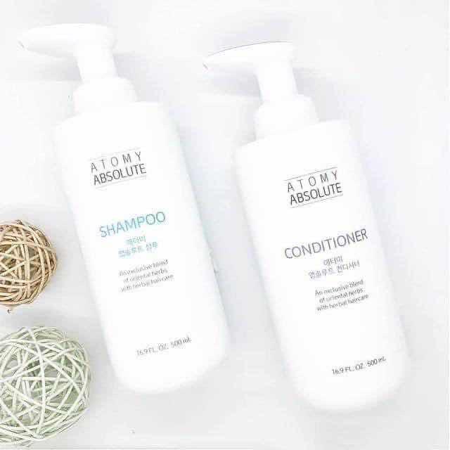Atomy absolute shampoo and atomy absolute conditioner