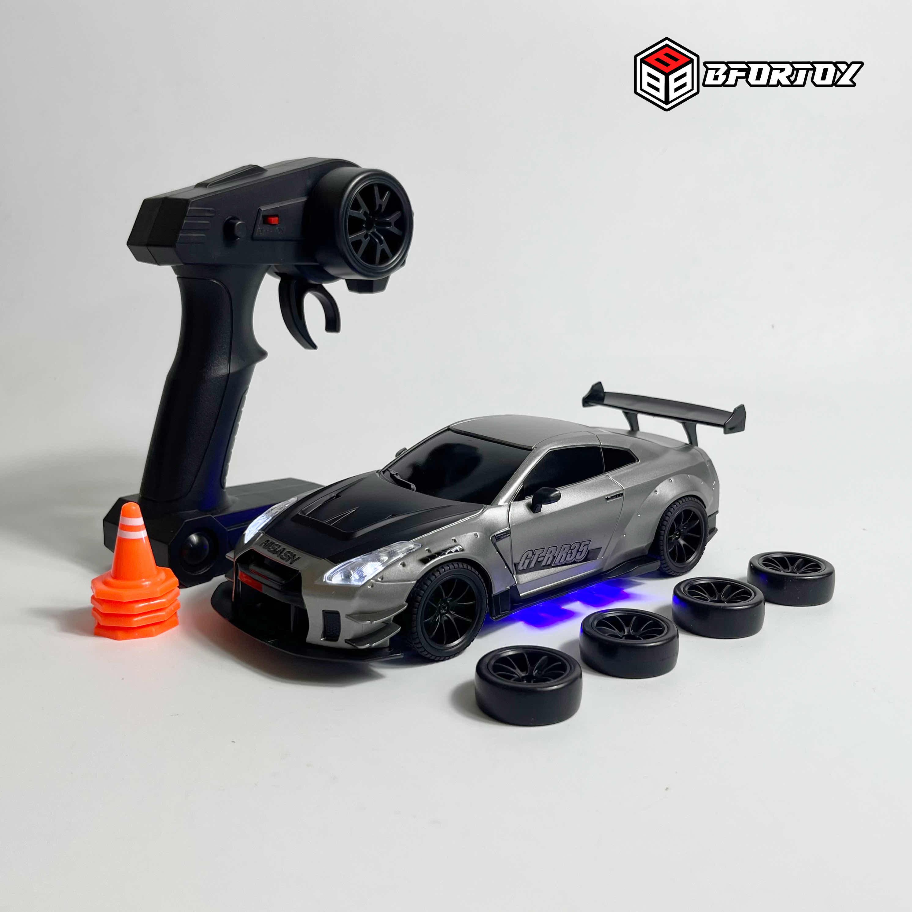ឡានបញ្ចា Drift Rc ទំហំ 1/24 - GTR R35