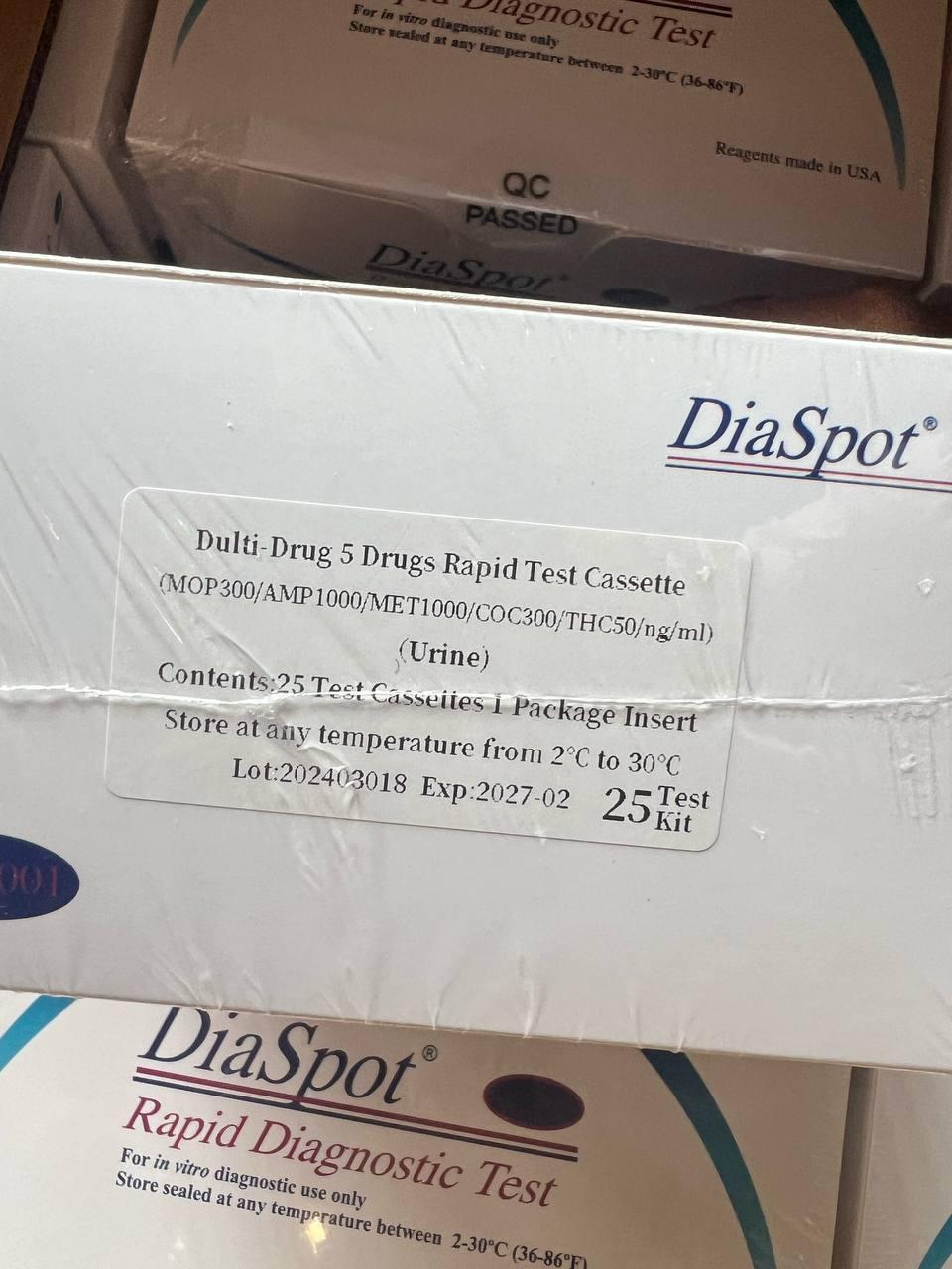 Dulti-Drug 5 in 1 test Rapid 