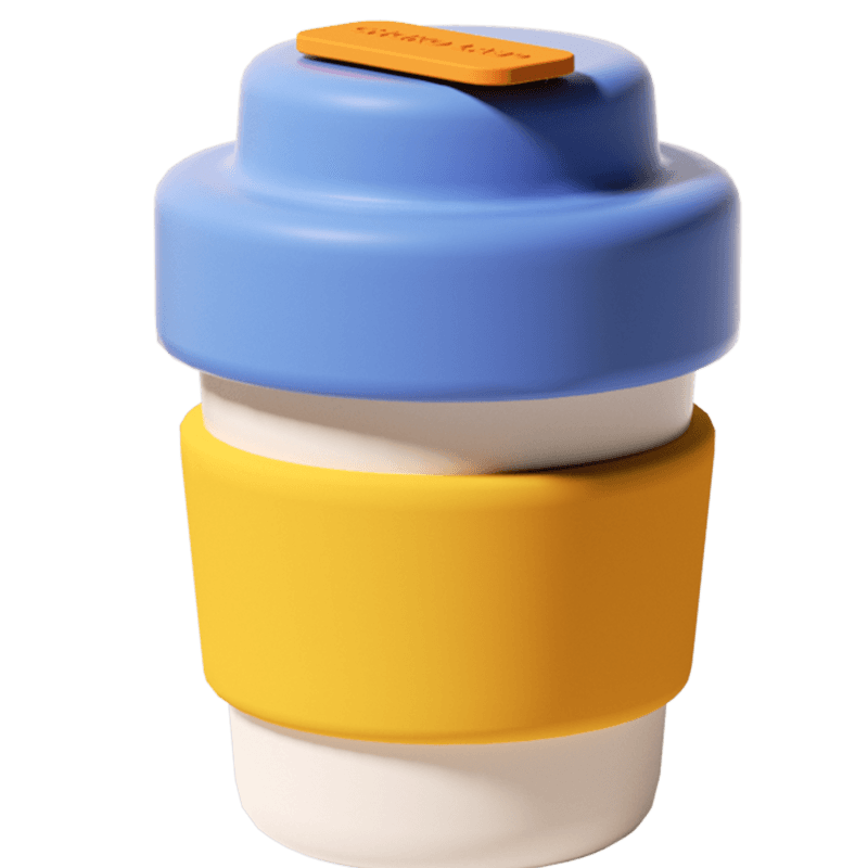 Cute coffee cup blue 