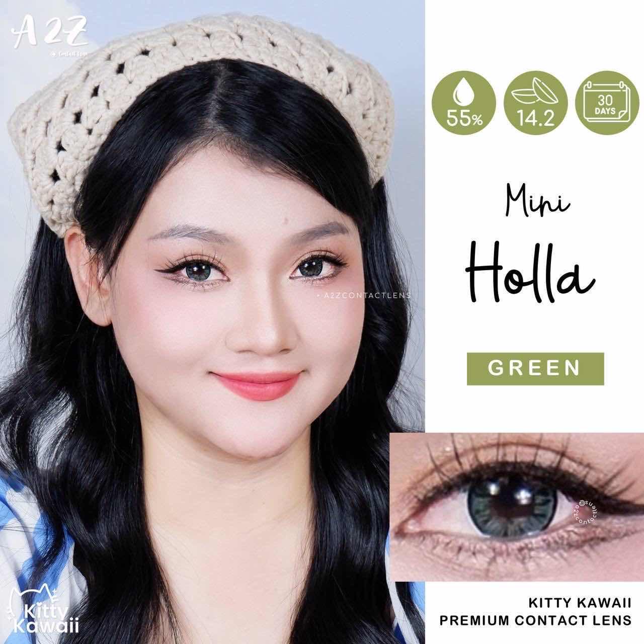 Kitty Kawaii- Mini holla green