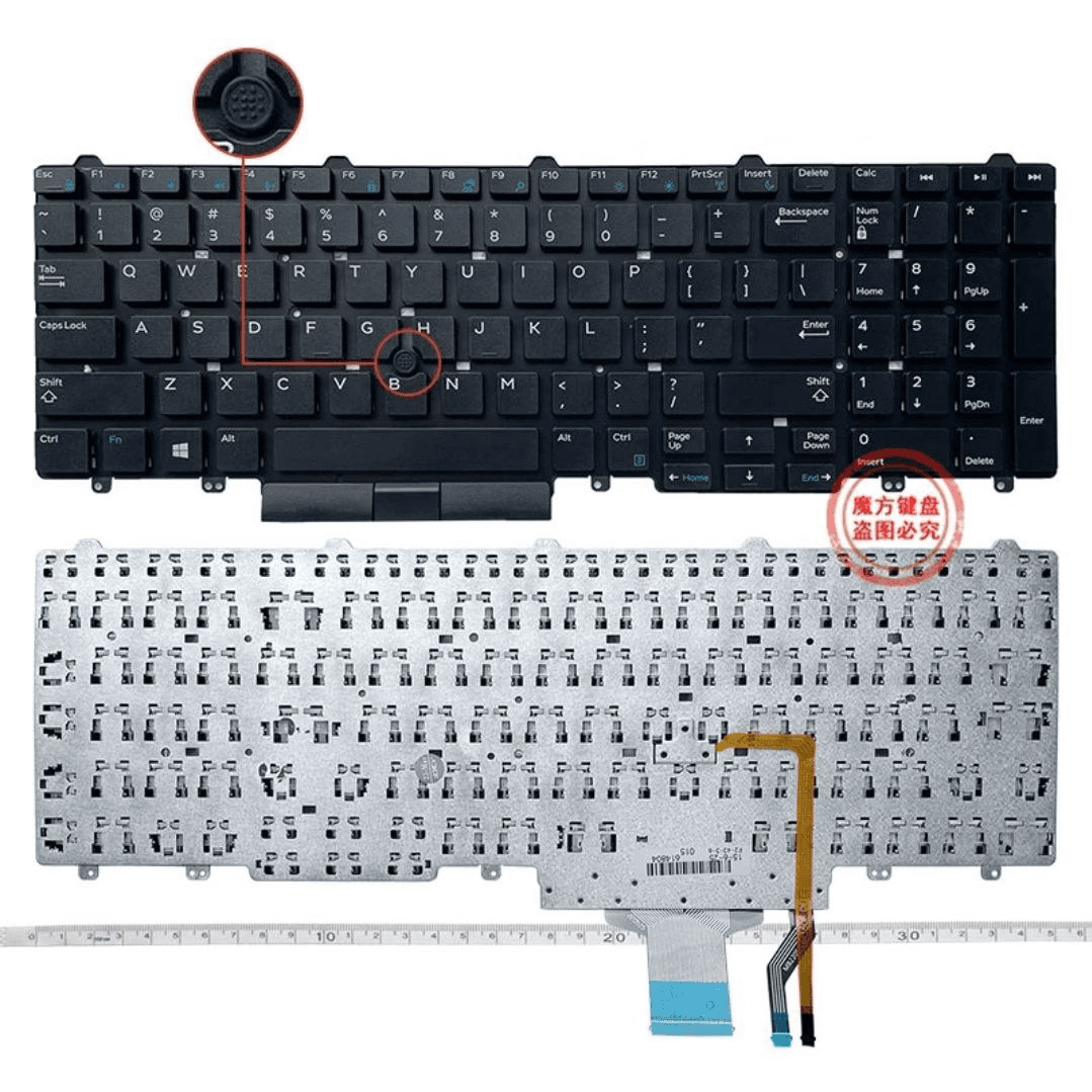 Keyboard Laptop Dell Latitude 5580 5590 7710 7720 M3520 P53F E5590 E5591 E5580