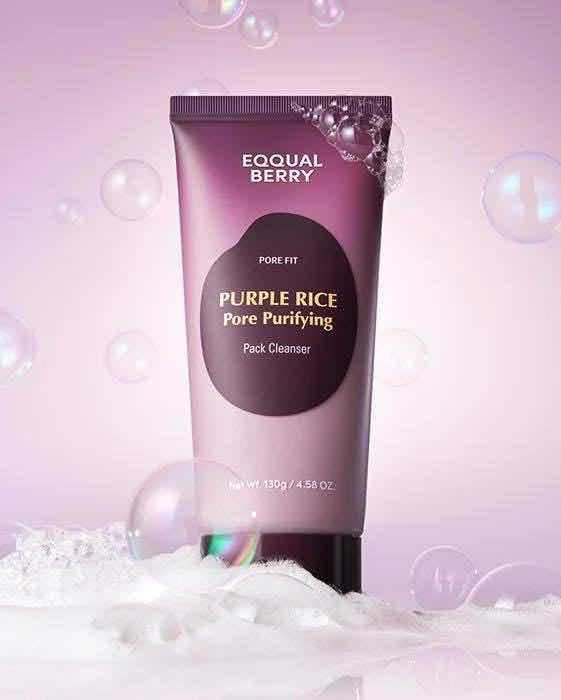 Eqqual Berry Purple Rice Pore Purifying Pack Cleanser