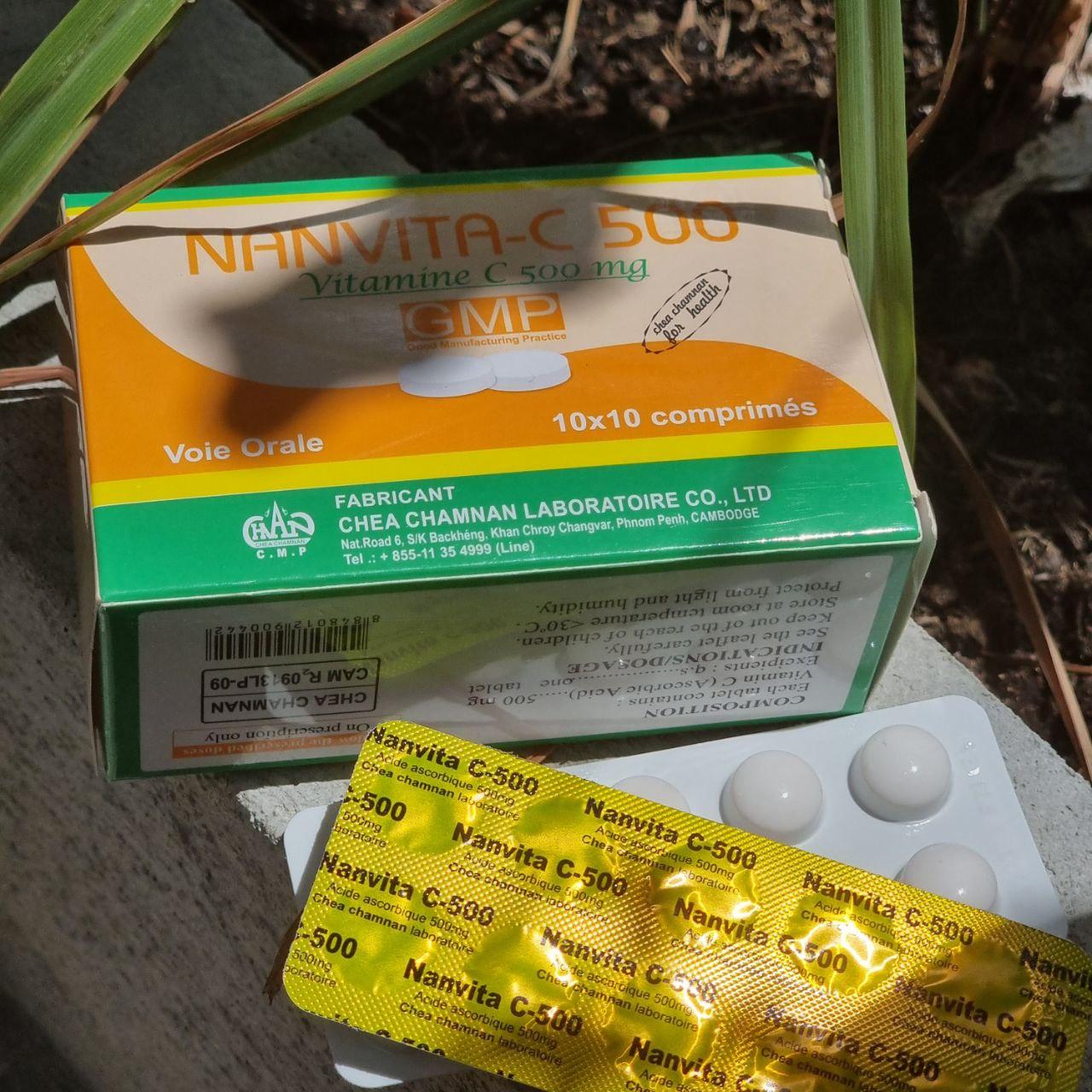 NANVITA C 500 B/10x10, Expired:12/27 ប្រអប់