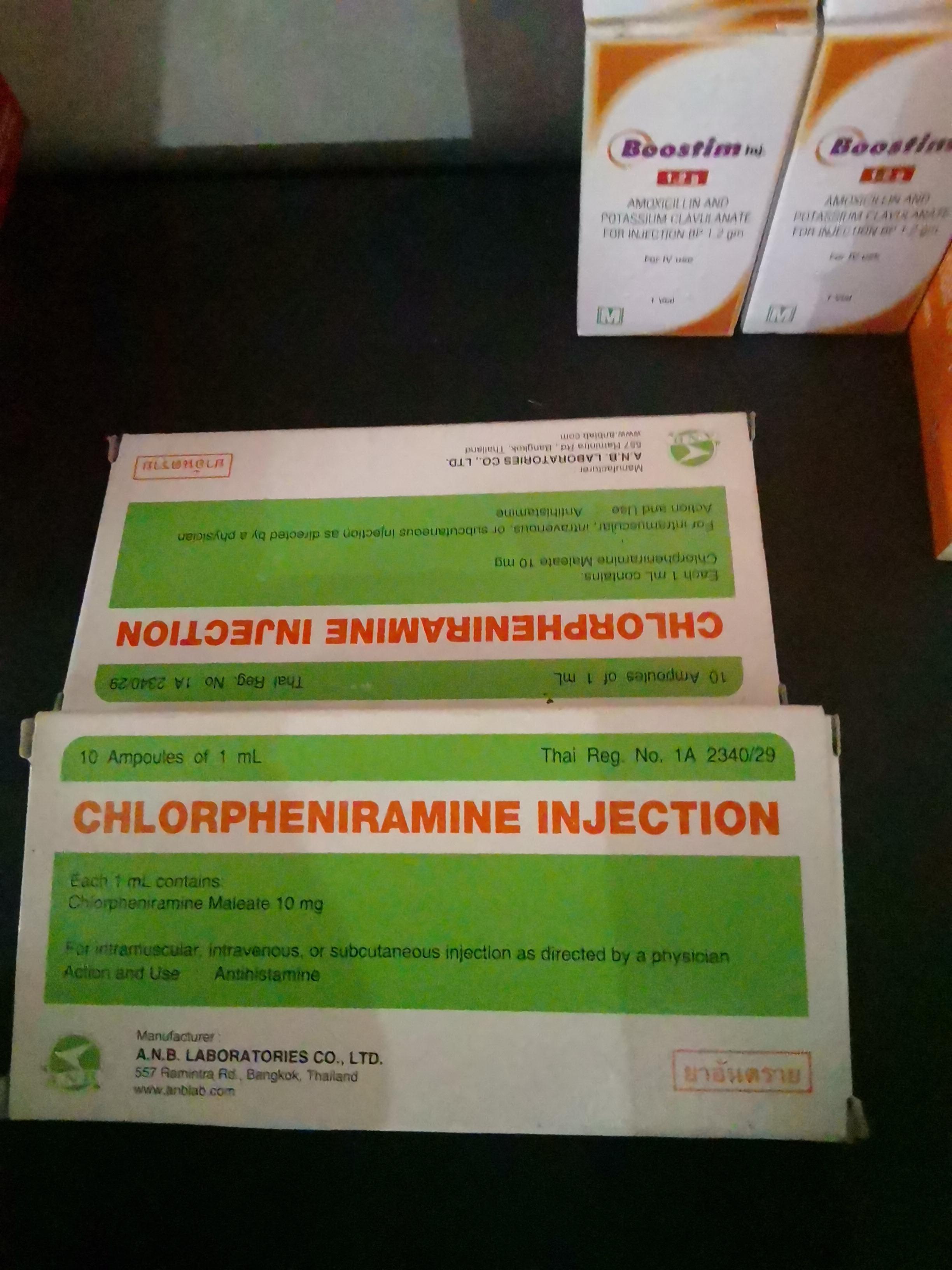 Chlor inj Thai 10Amp (chlorpheniramine) 08/2027