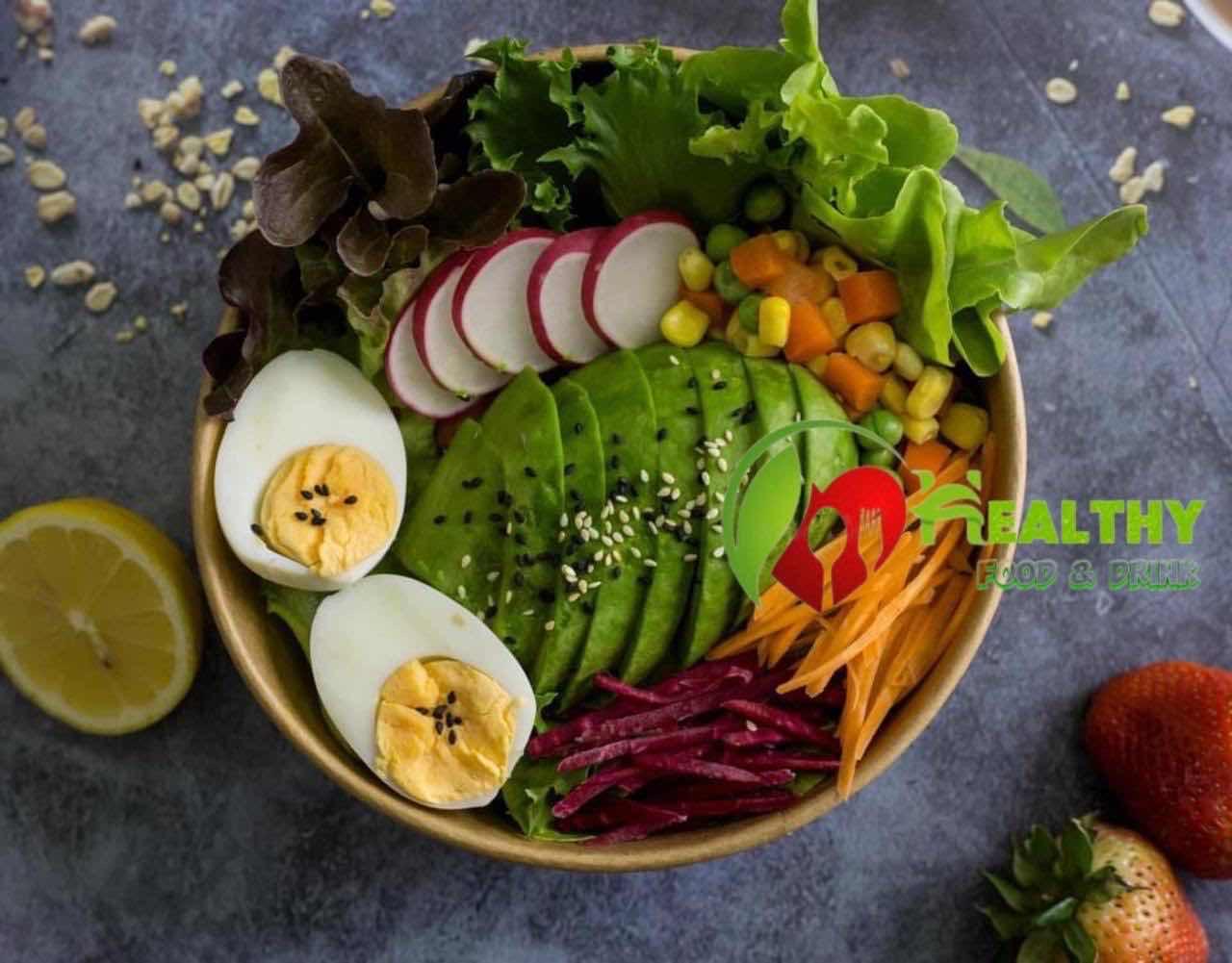 សាឡាដ ប័រ+ពង/salad avocado+egg