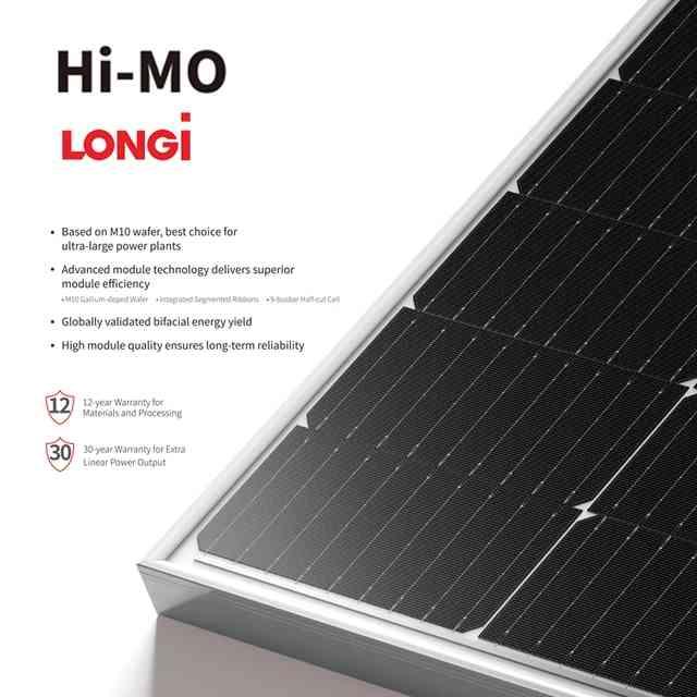ផ្ទាំងសូឡា ម៉ាក Longi 550w 