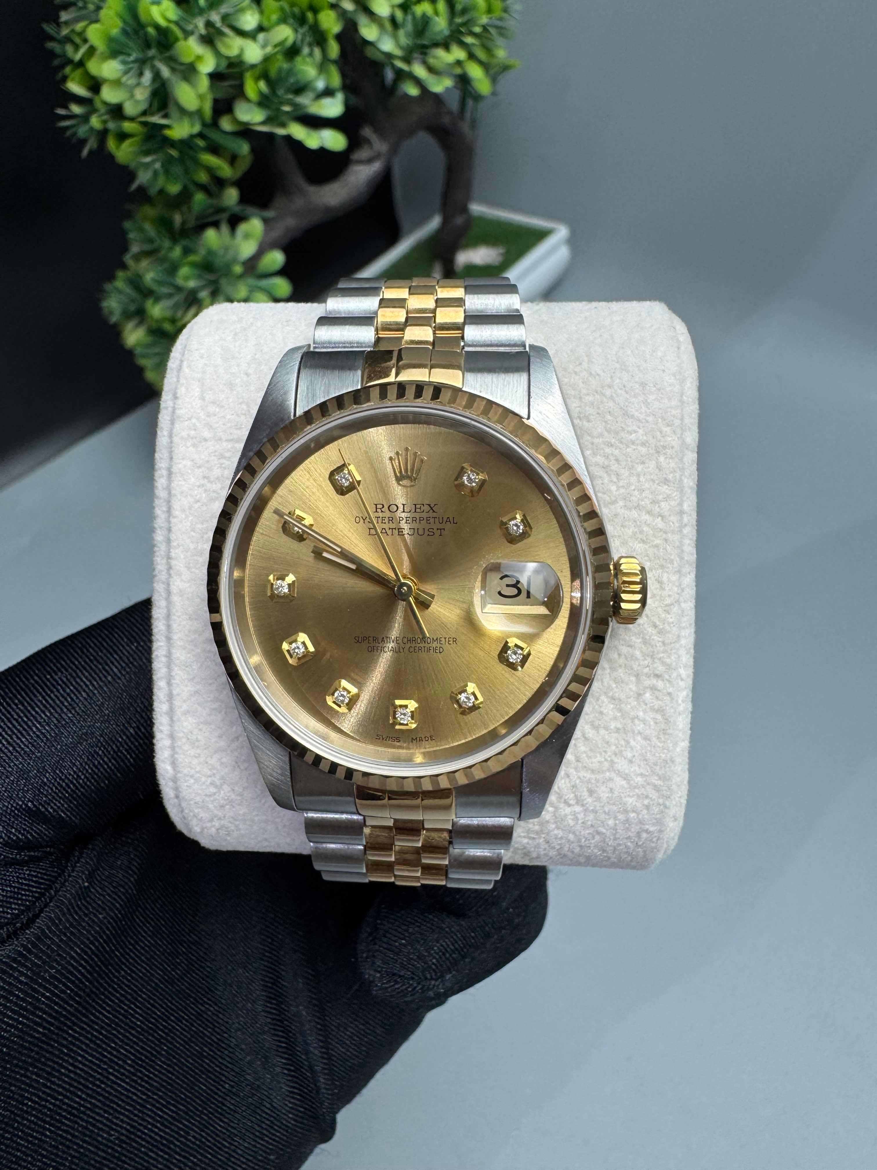 Rolex DJ Diamonds Dial 36mm