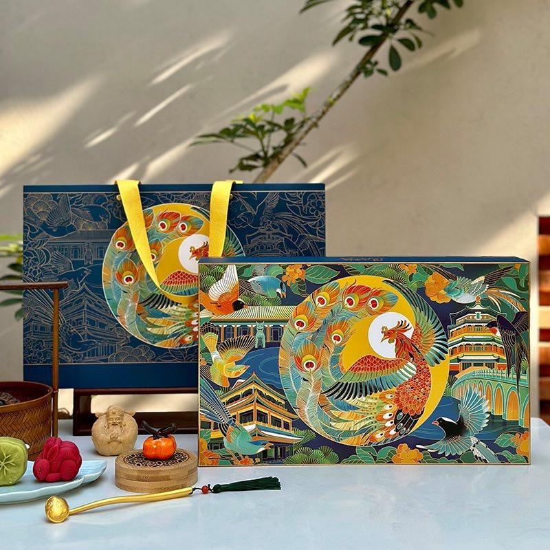 ប្រអប់នំព្រះខែ​ 2024 Moon Cake Box- Green Yora
