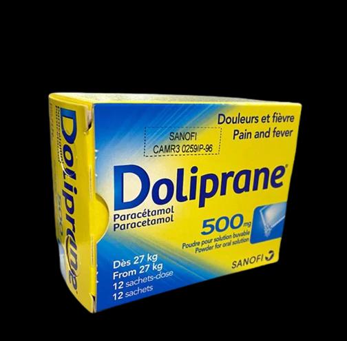 Doliprane sach 500mg B/12sachets 06/2025