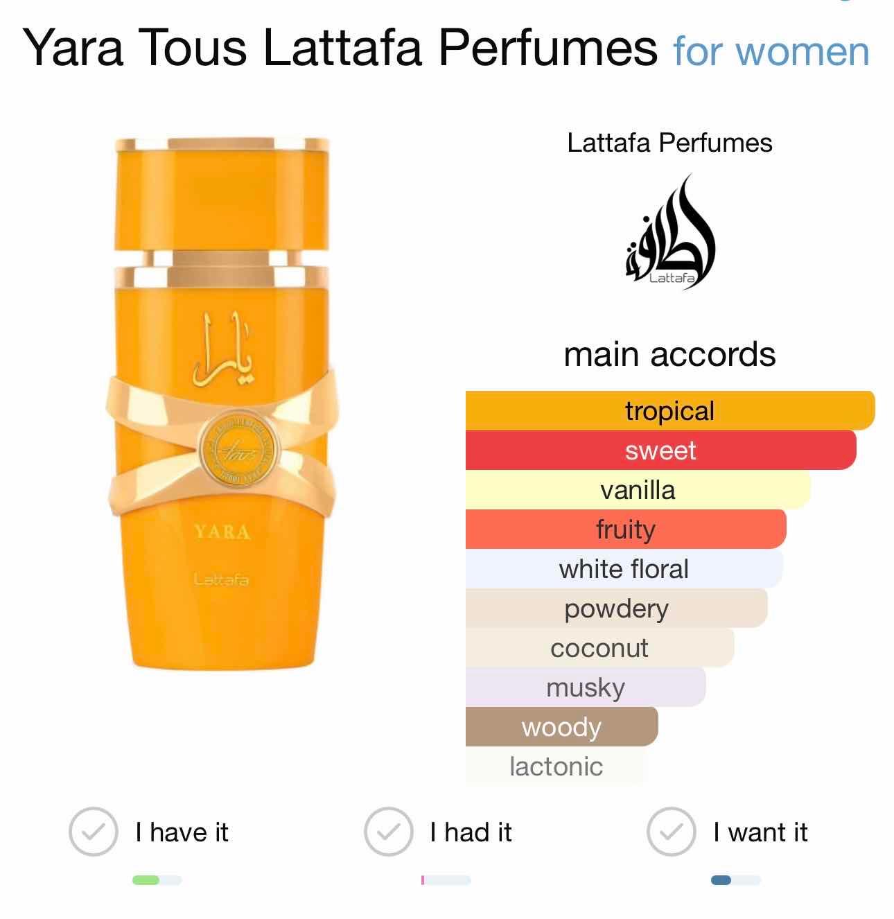 LATTAFA YARA TOUS