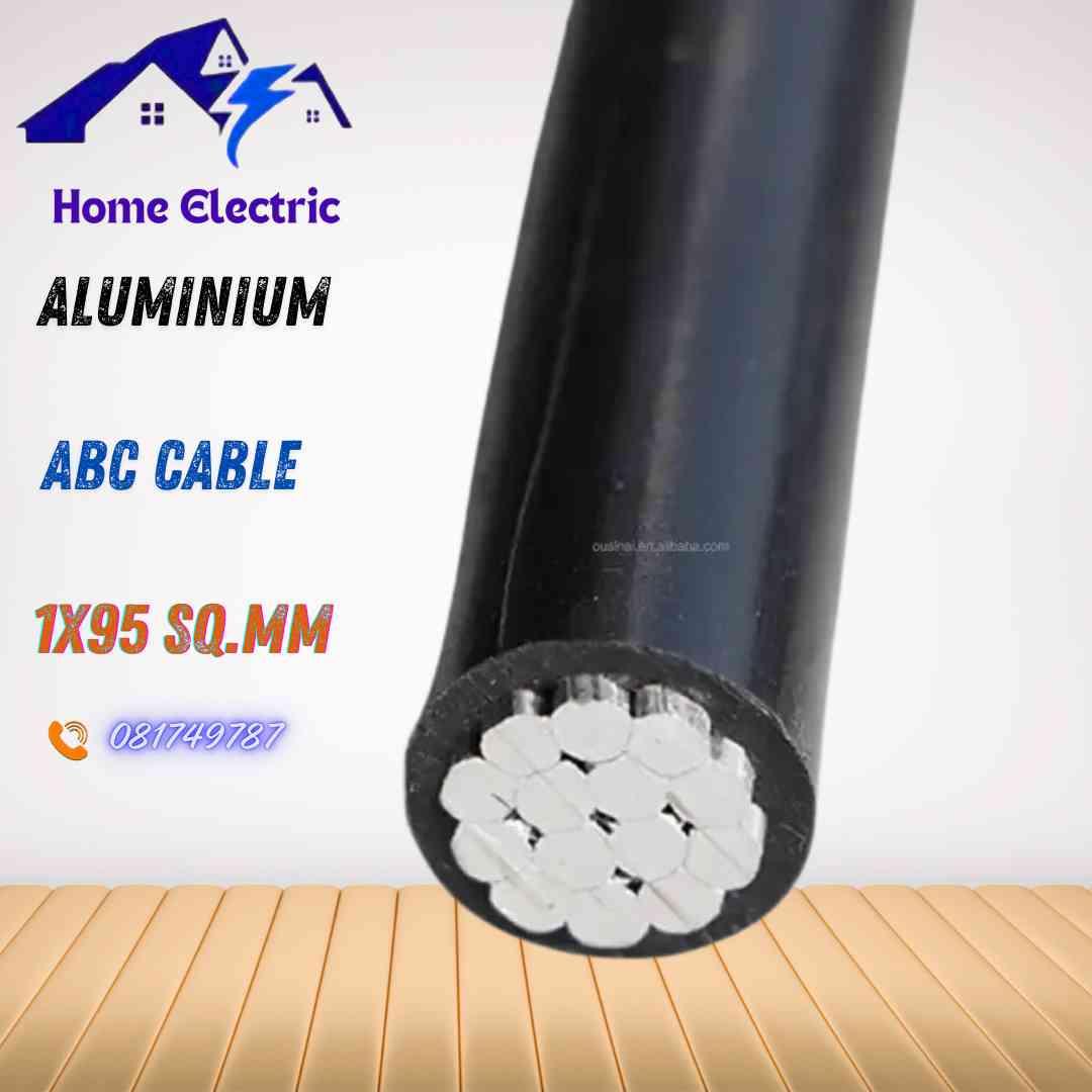 ខ្សែភ្លើងអាលុយមីញ៉ូម ABC 1x95 Sq.mm