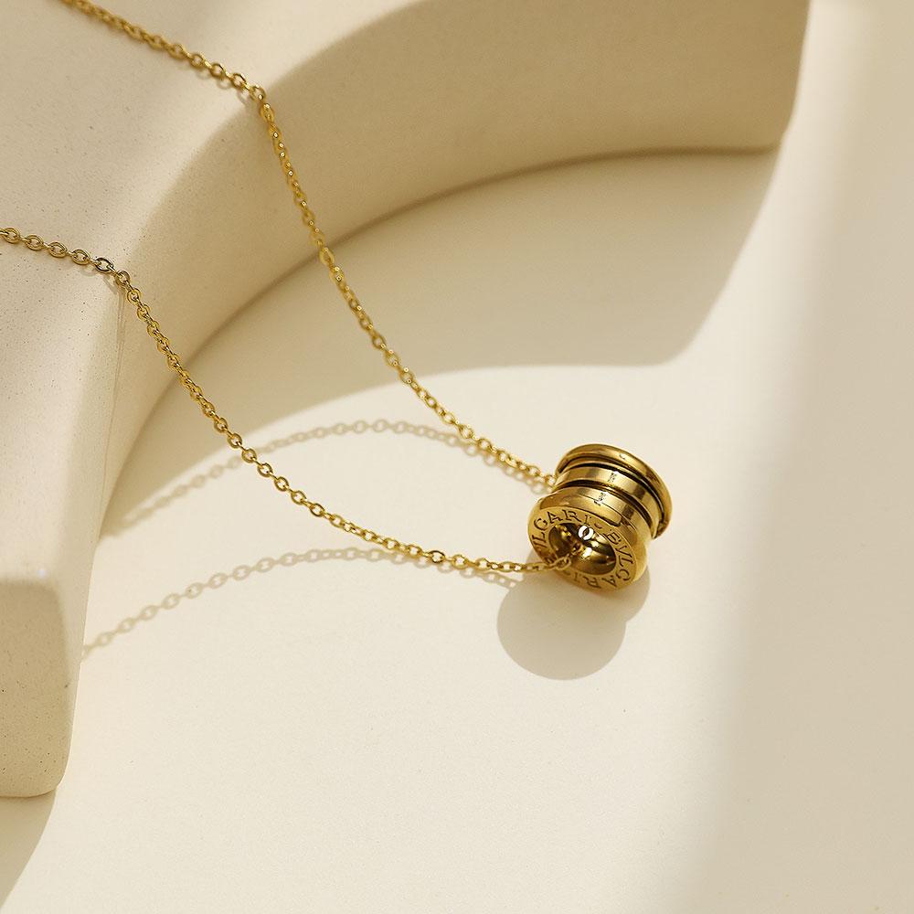 Pendant Necklace (Gold & Silver, Size M)