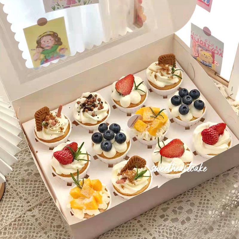 ប្រអប់នំ Cup Cake Paper Box 