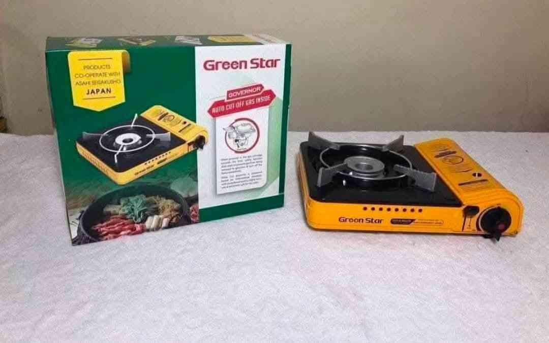ចង្ក្រាន​ហ្គាស Green Star ជើងខ្មៅ​ Gas Stove