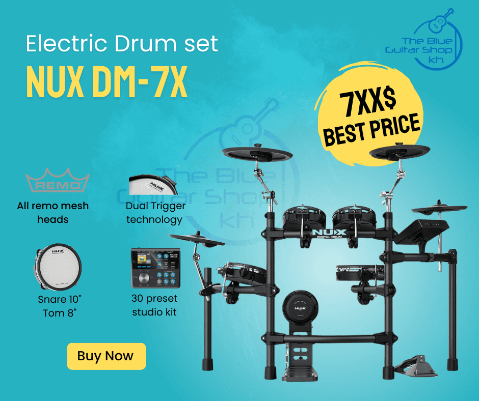 ស្គរអេឡិចត្រូនិក Nux DM-7X
