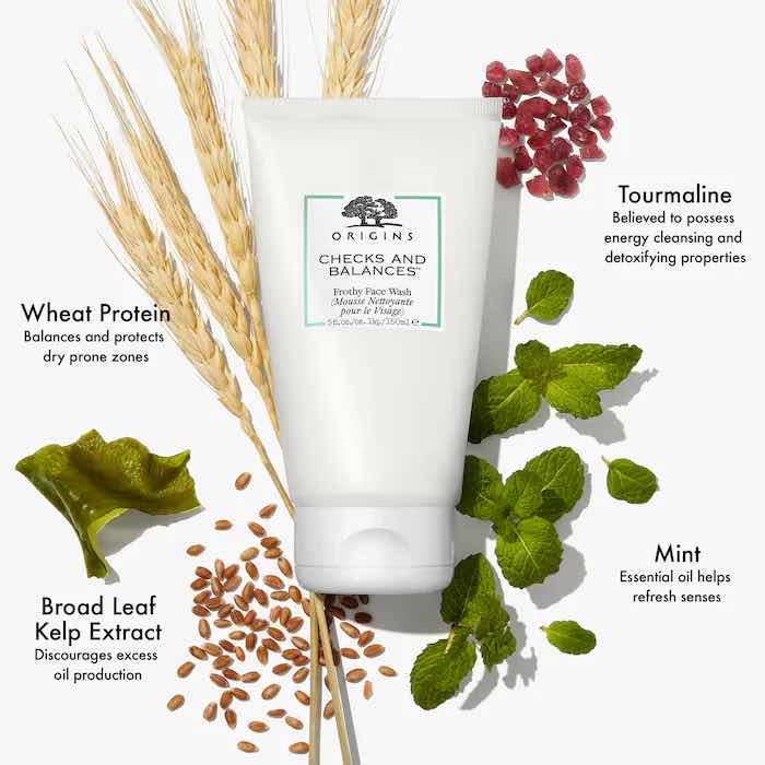 Origins check and balance frontly face wash 