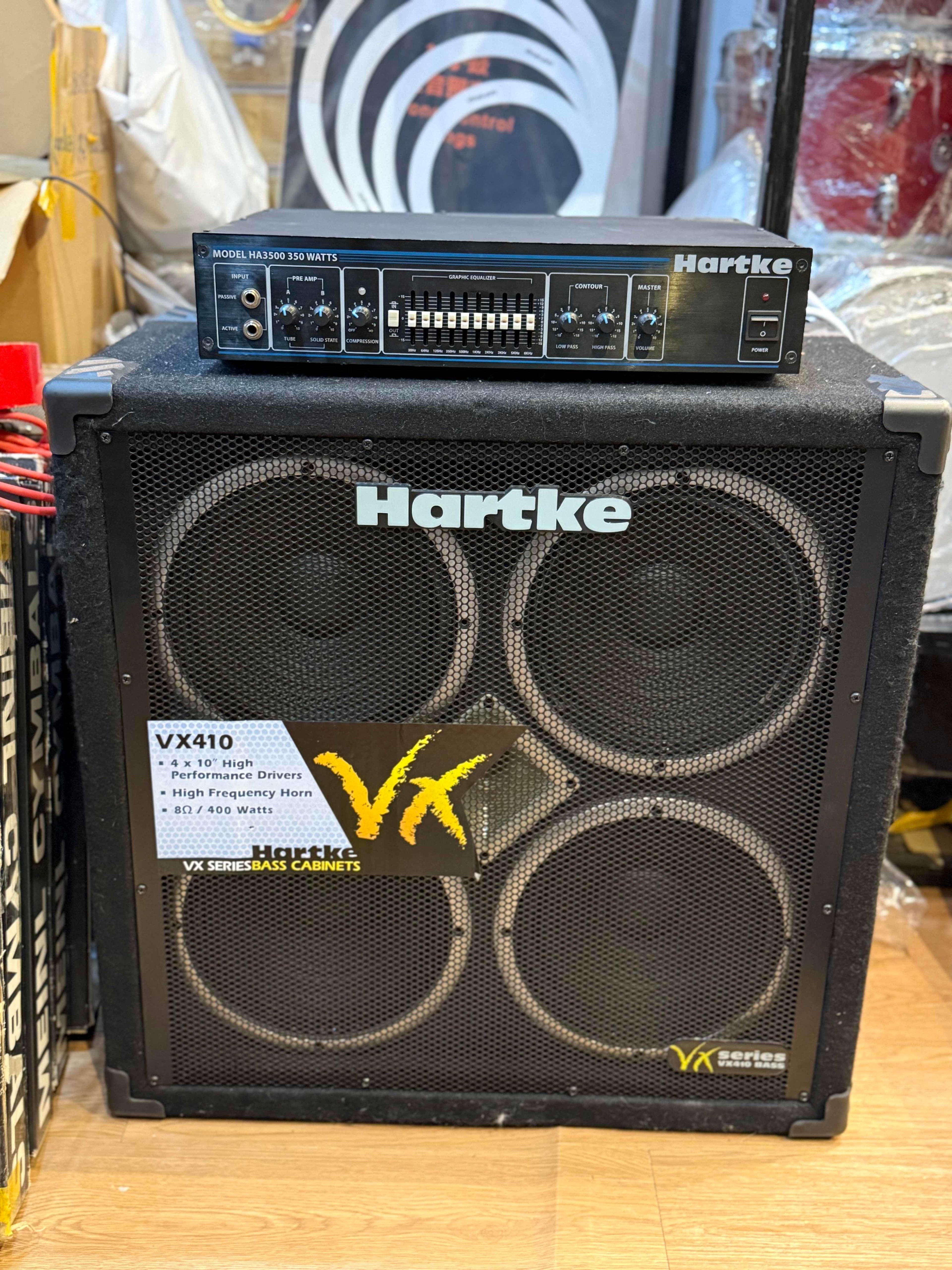 ប៉ារ៉ាស់បាស់ Hartke HA3500+VX410 (មួយទឹក)