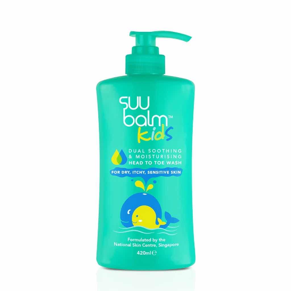Suu Balm Kids Dual Soothing & Moisturising Head to Toe Wash​​​​​​​​​​​​​​​​​​​(420ml)