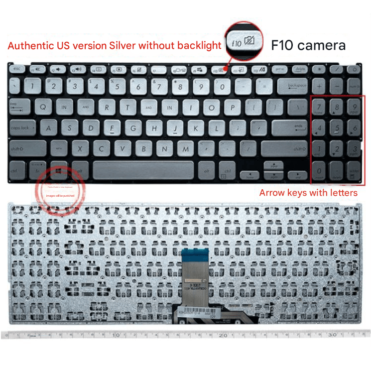 Keyboard Laptop Asus VivoBook15 V5200E X515E/M/J FL8850U M515 ប្រាក់
