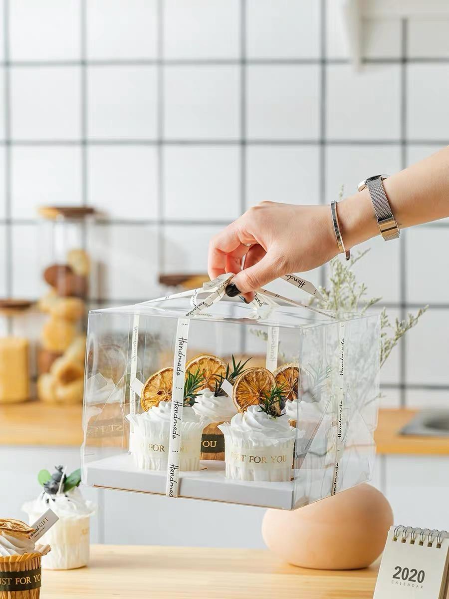ប្រអប់នំ​ CupCake Plastic Box 
