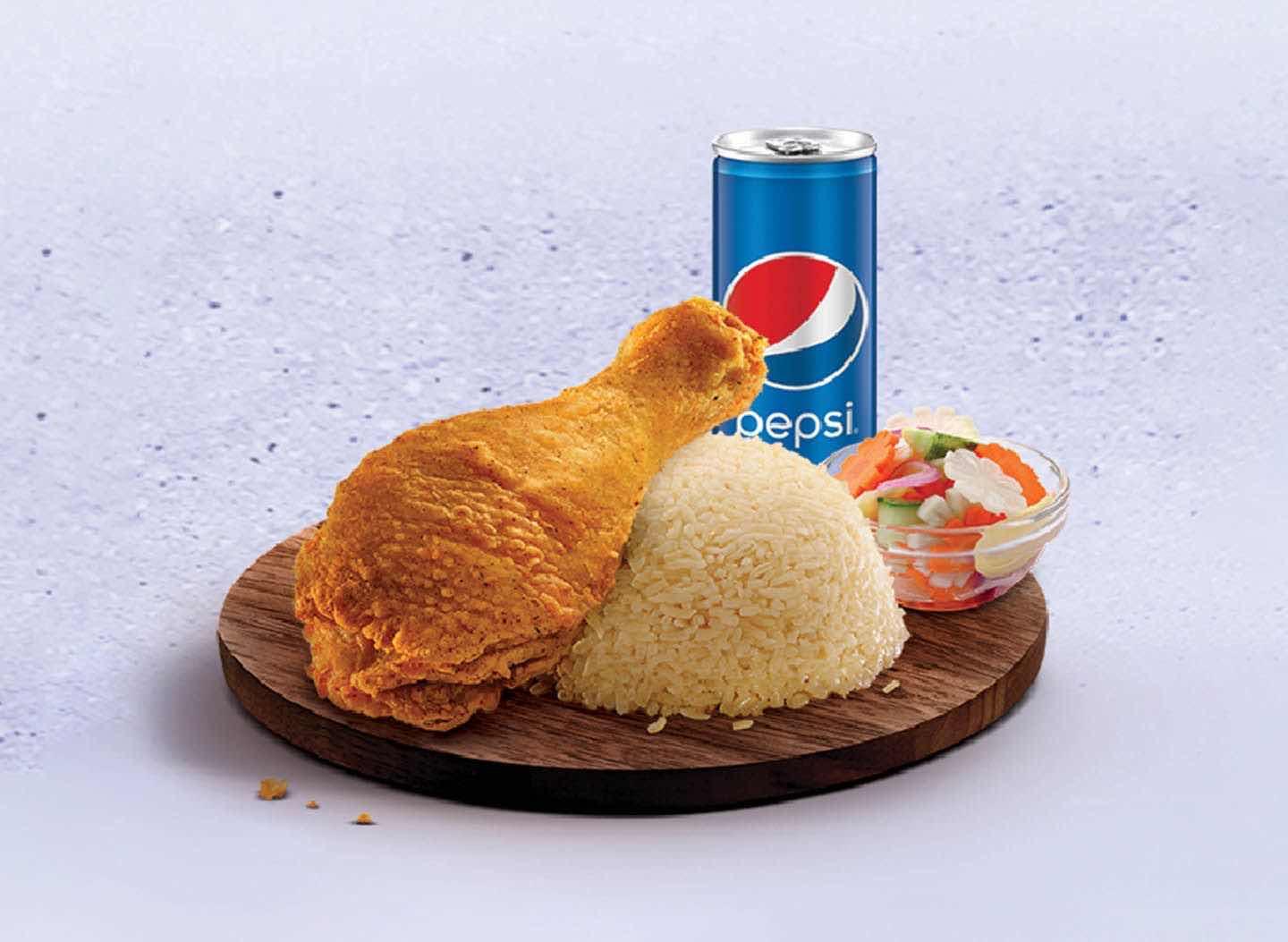 ឈុត បាយភ្លៅមាន់បំពង នឹង pepsi 