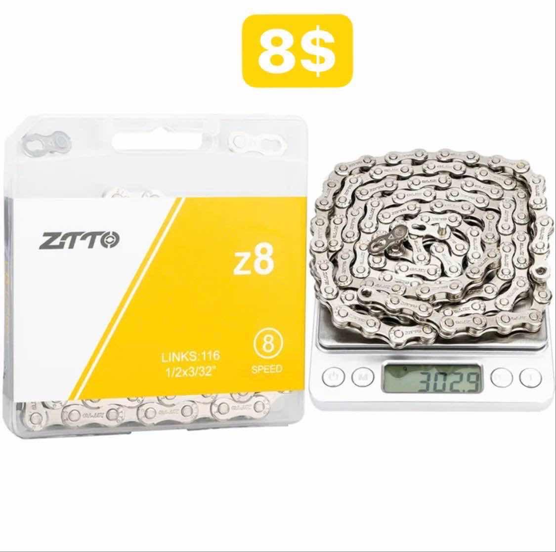 ច្រវ៉ាក់ ZTTO ទឹកប្រាក់ 8លេខ