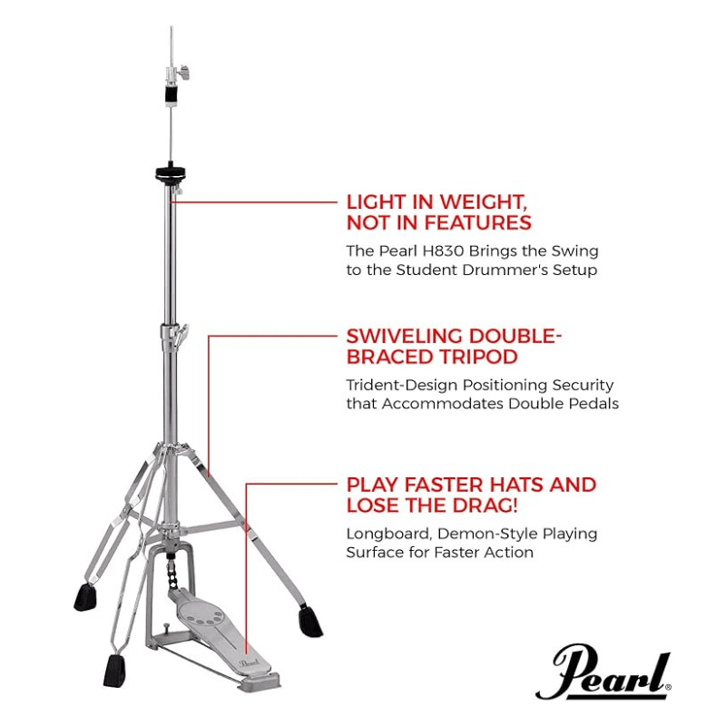 ជើងឆាបហ្វុក Pearl H830 Hi-Hat Stand