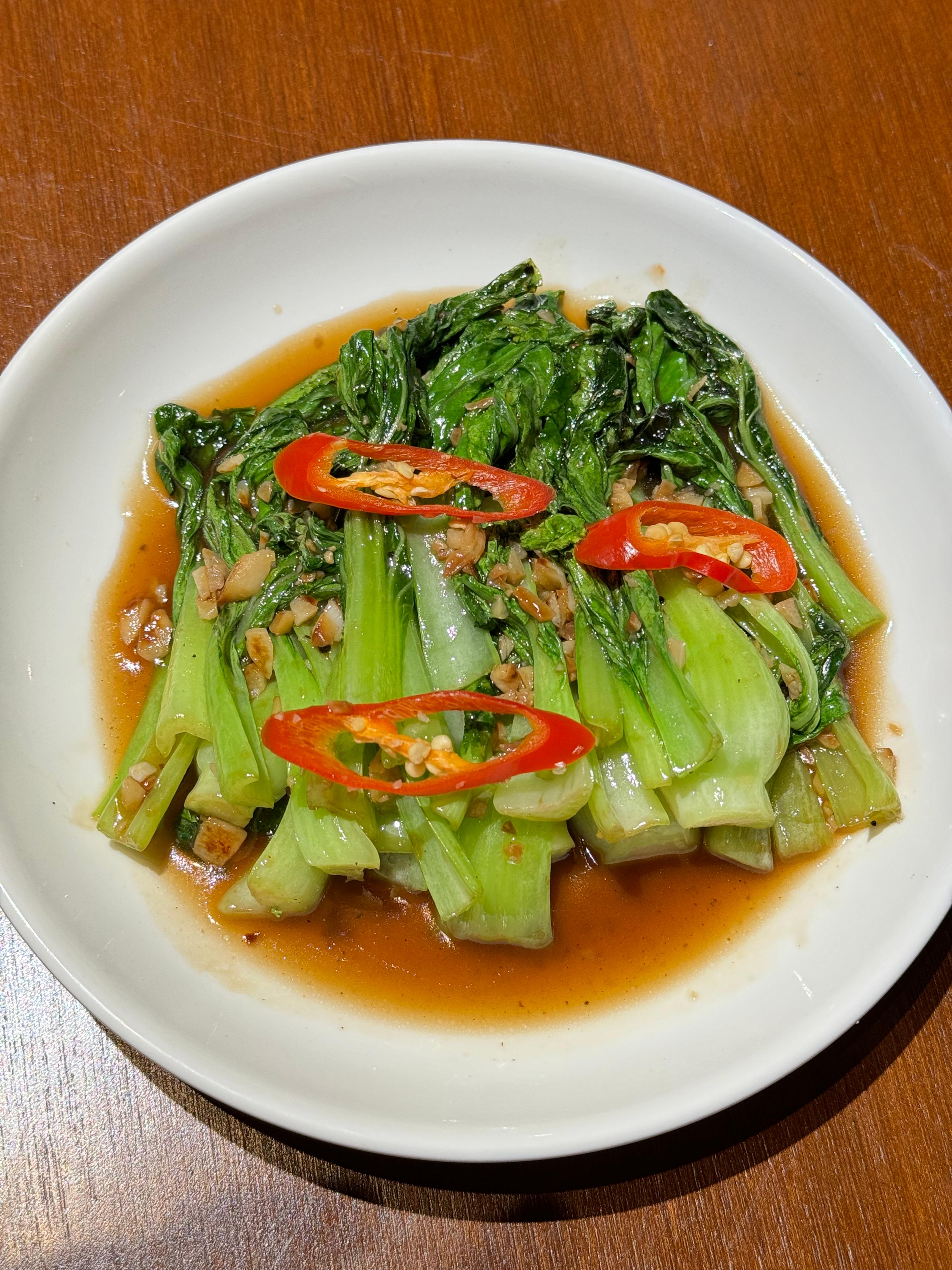 Stir Fried Bok Choy 