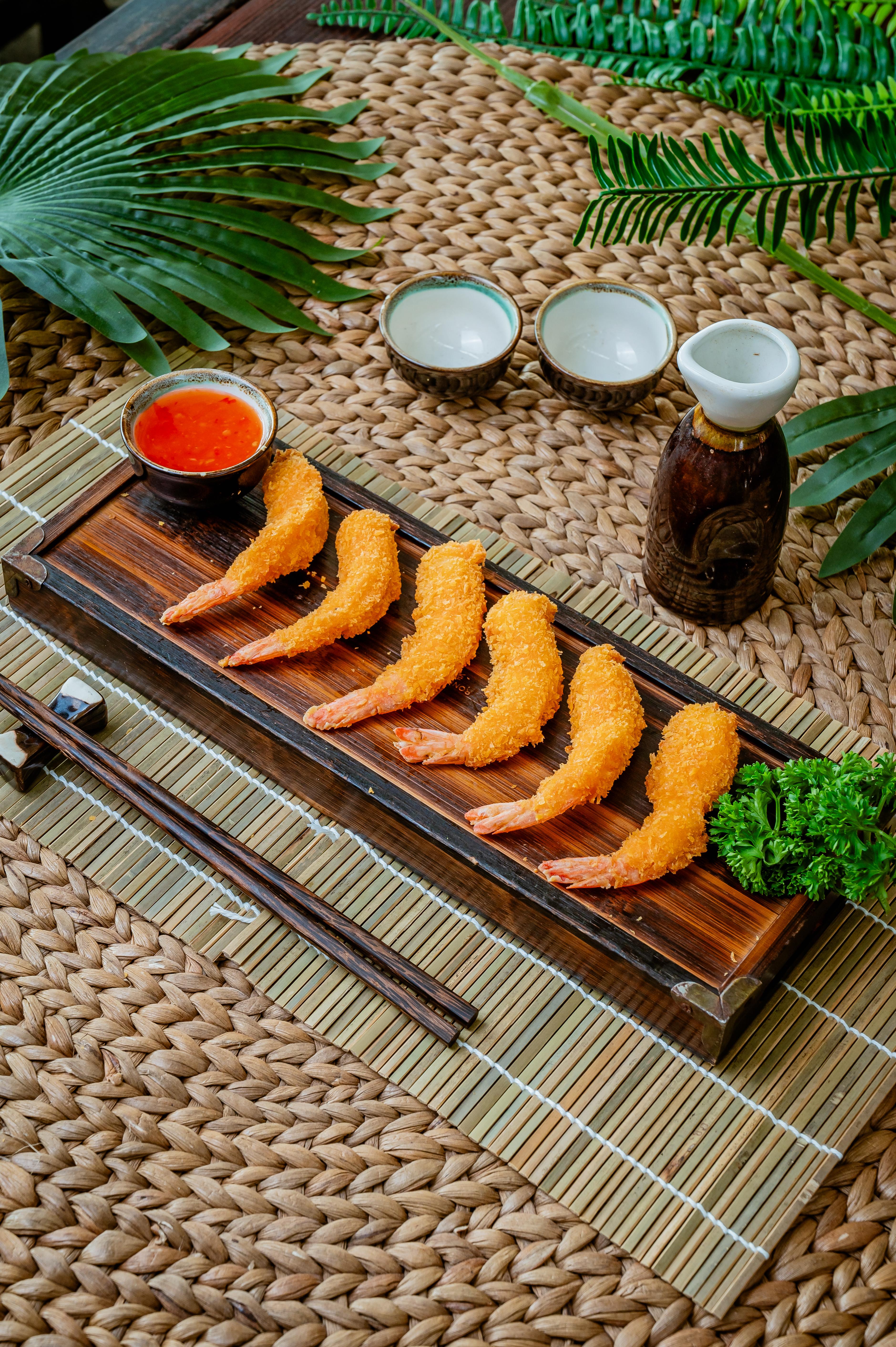 បង្គាបំពងម្សៅ Shrimp tempura 炸虾