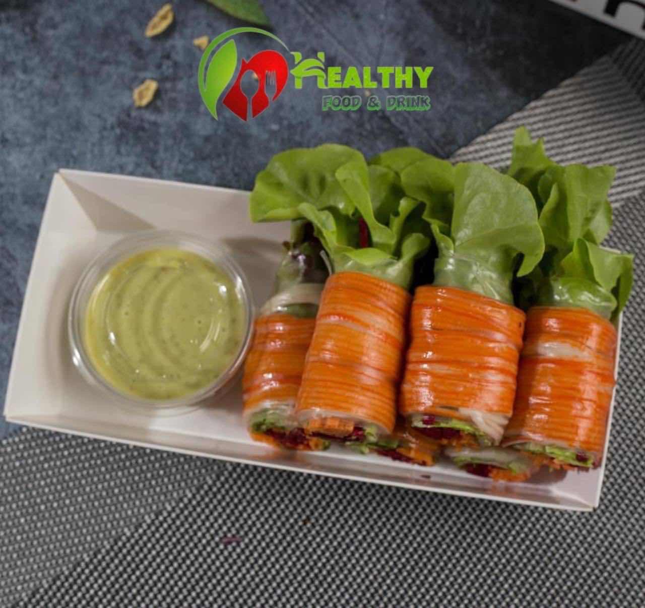 សាឡាដរ៉ូលក្តាម/ salad roll Crab meatballs