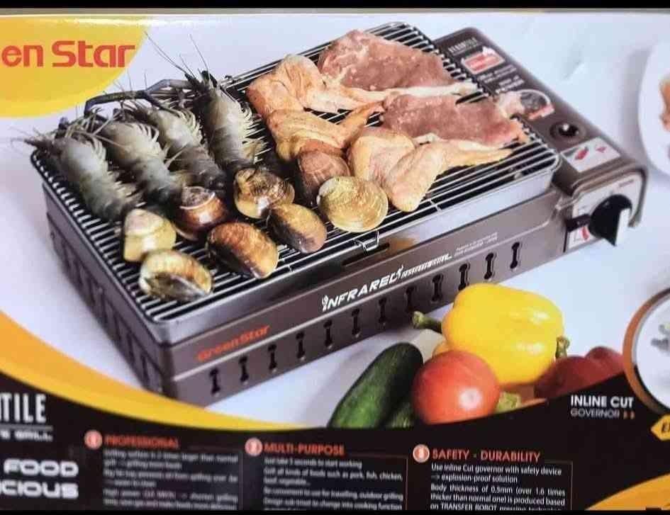 ចង្ក្រានហ្គាសអាំងសាច់ BBQ Green Star